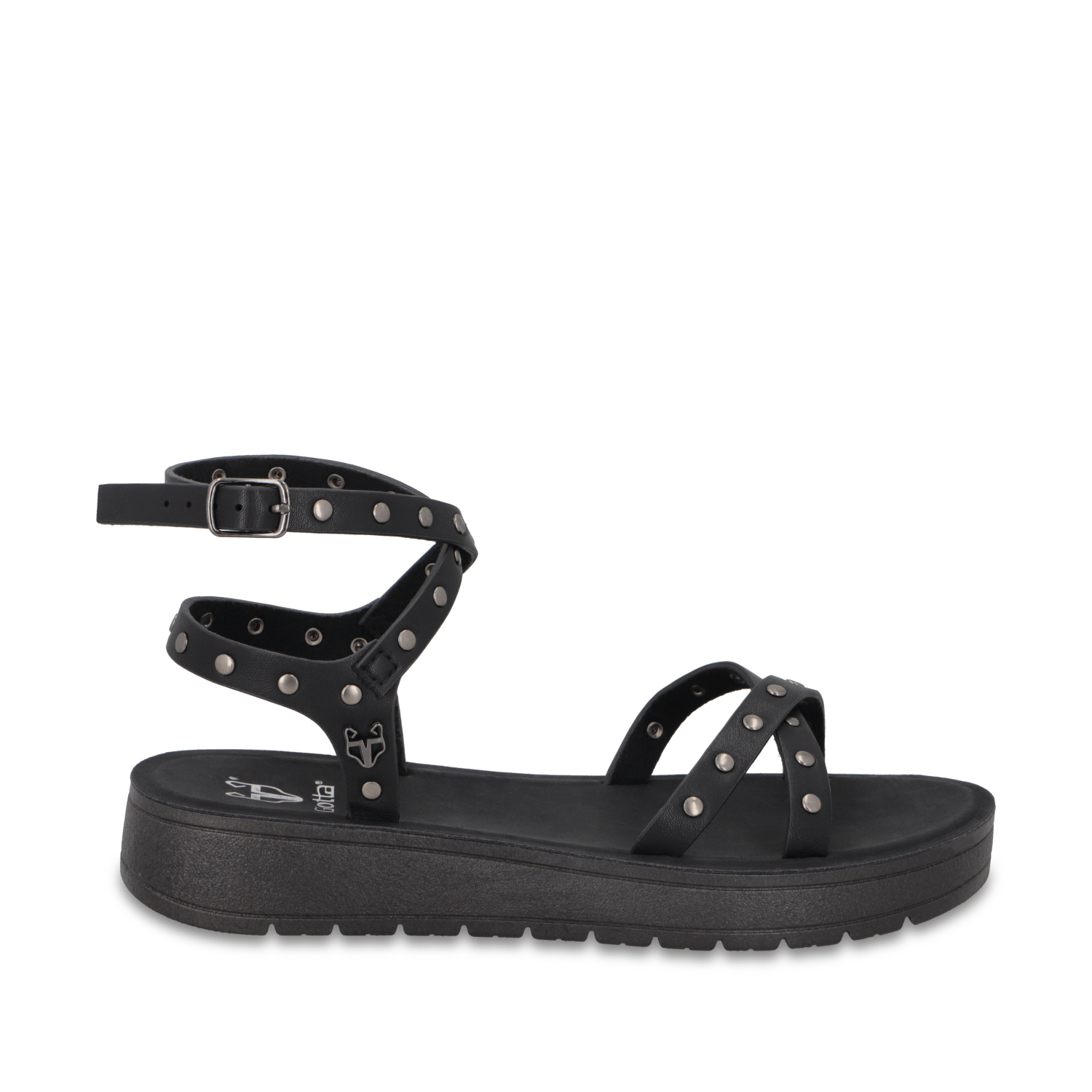 SANDALIA NEGRA MUJER 65690 - 1