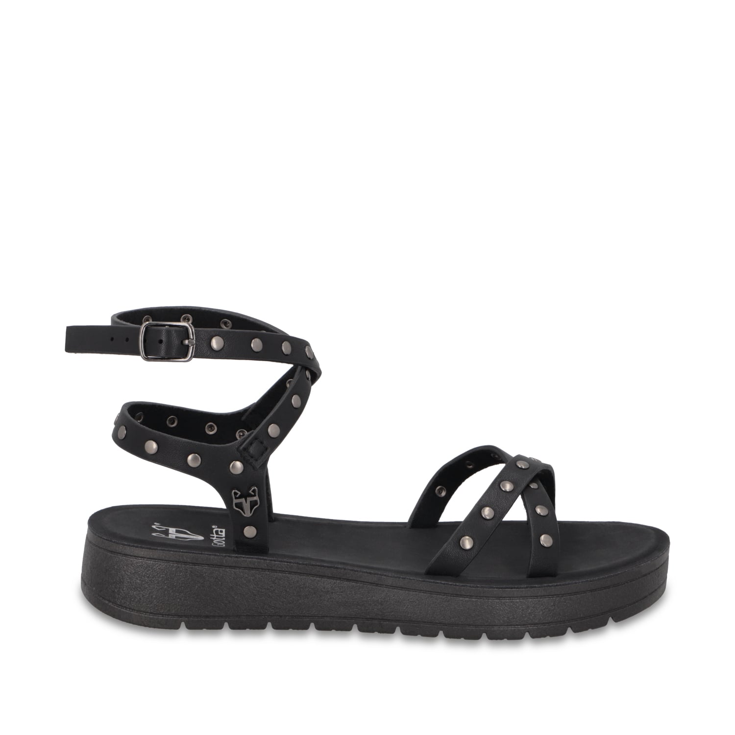 SANDALIA NEGRA MUJER 65690 - 1