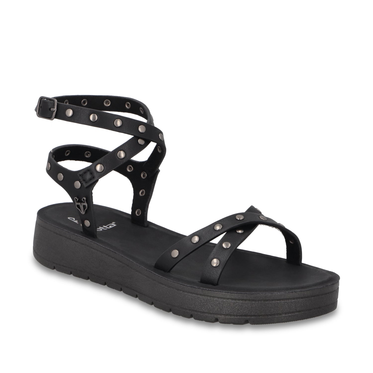 SANDALIA NEGRA MUJER 65690 - 2