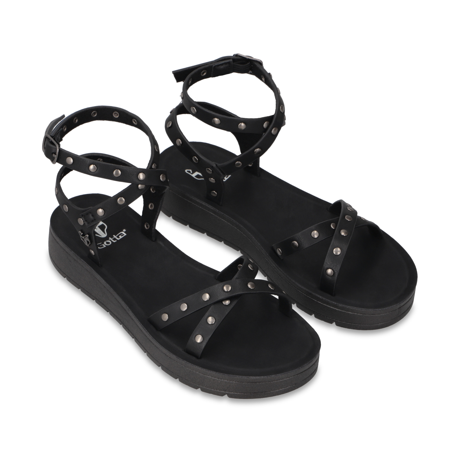 SANDALIA NEGRA MUJER 65690 - 3