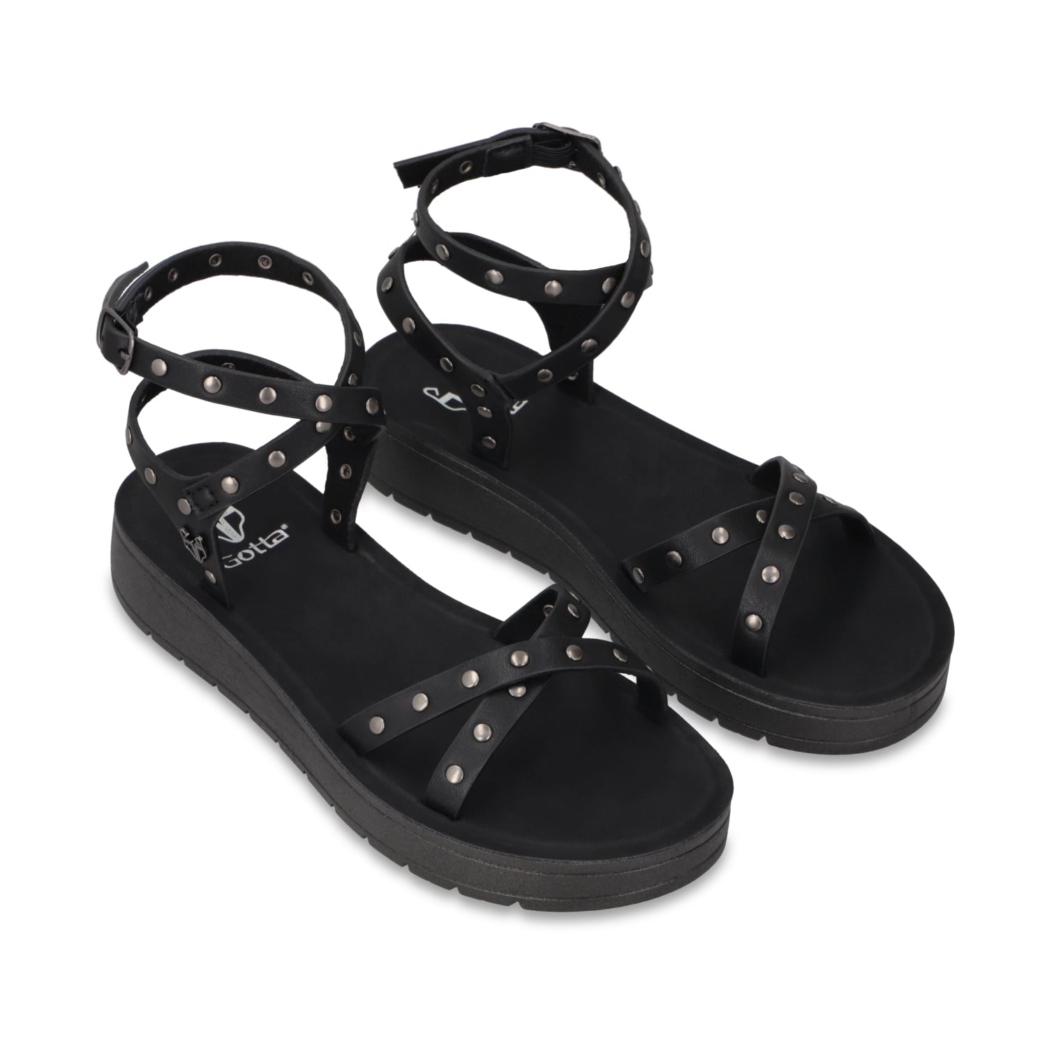 SANDALIA NEGRA MUJER 65690 - 3