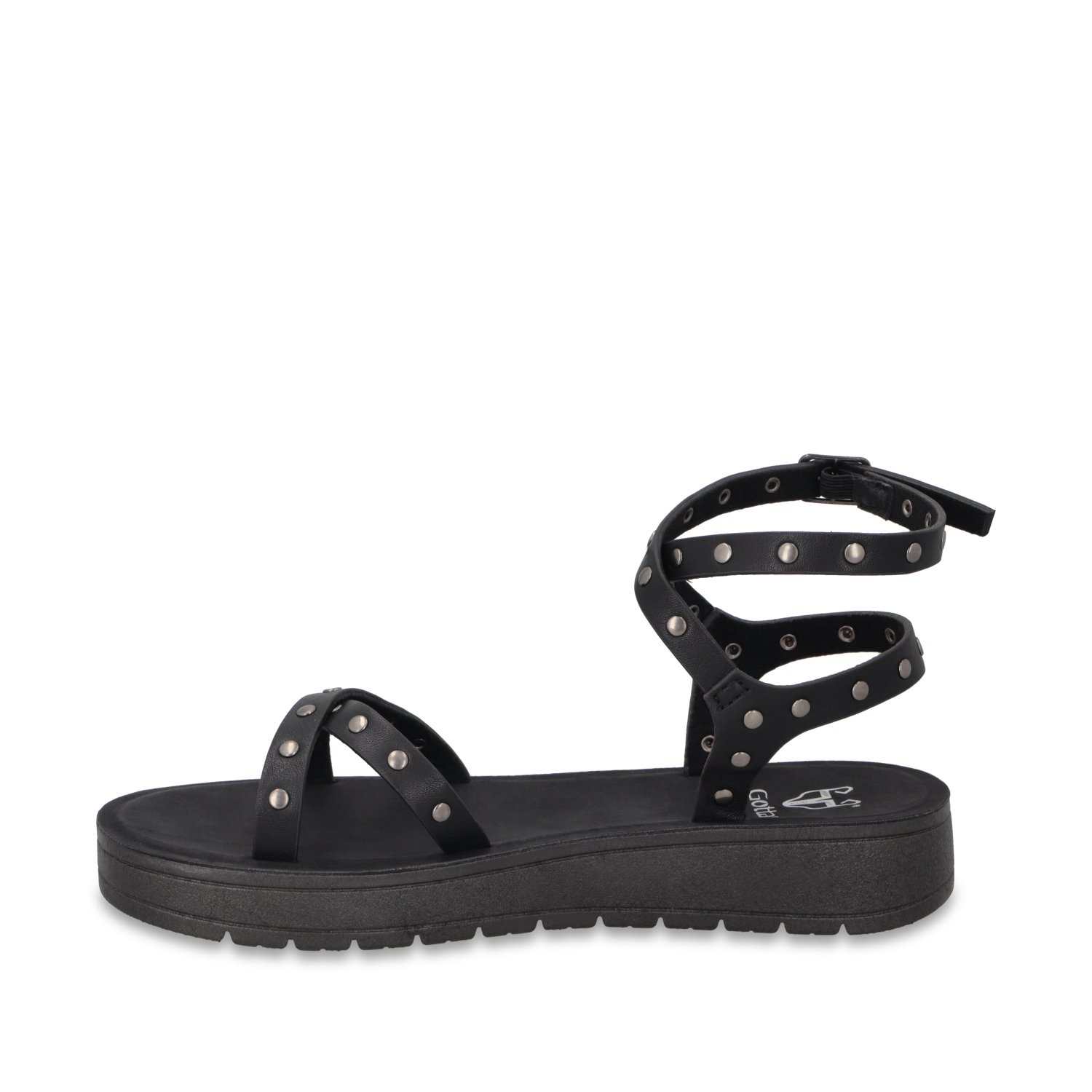 SANDALIA NEGRA MUJER 65690 - 4