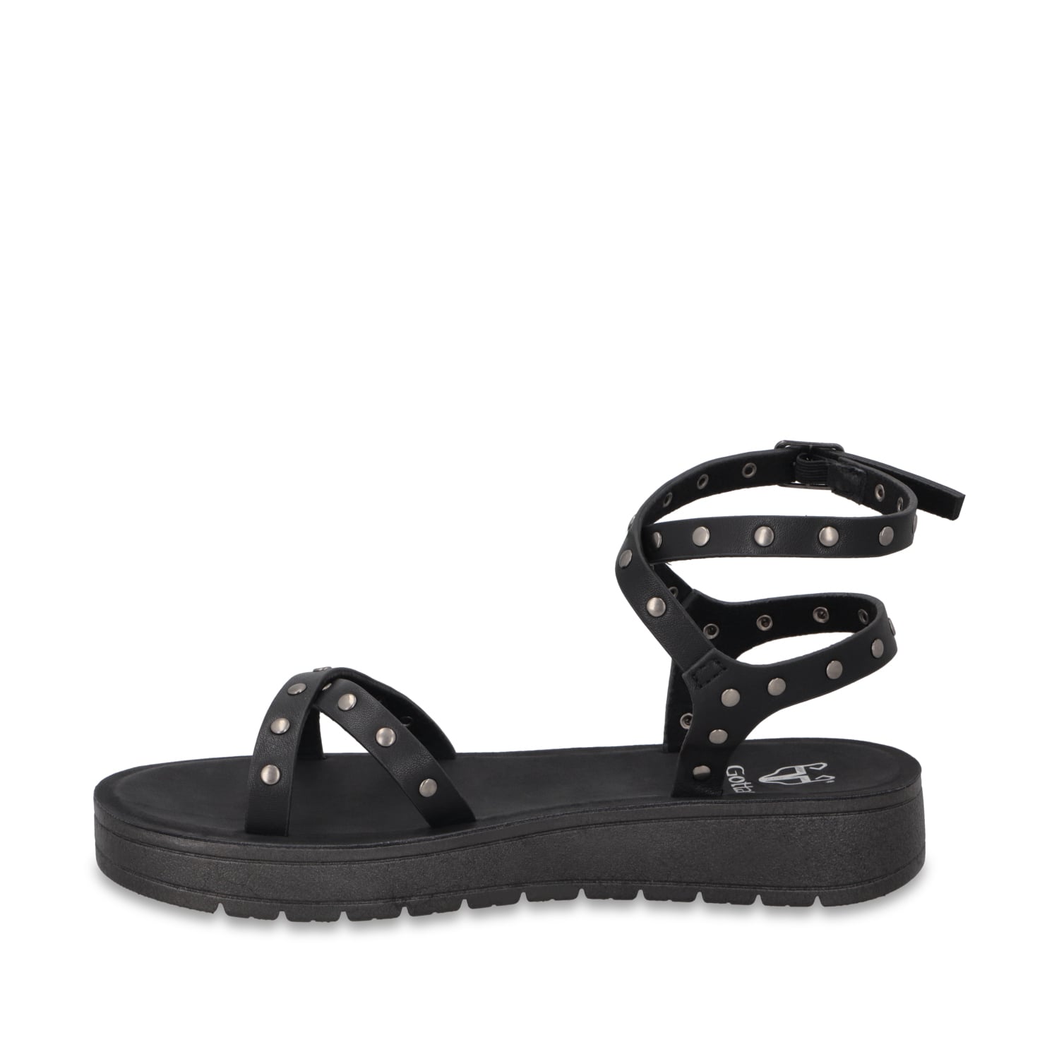 SANDALIA NEGRA MUJER 65690 - 4