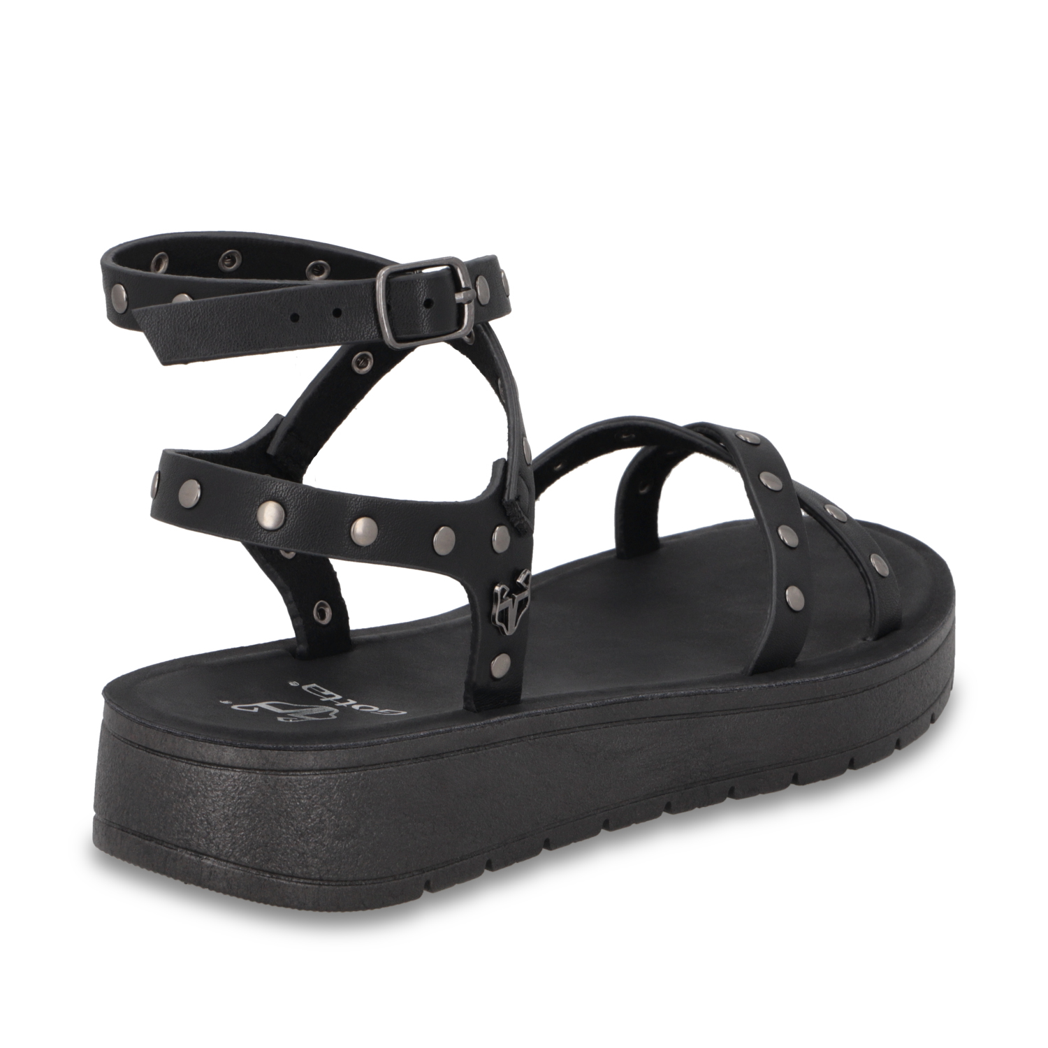 SANDALIA NEGRA MUJER 65690 - 5