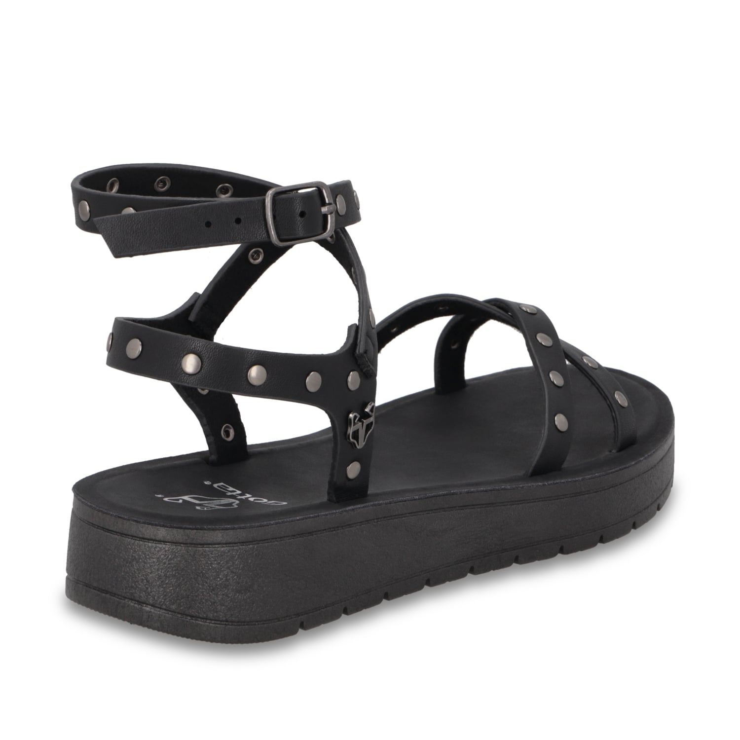 SANDALIA NEGRA MUJER 65690 - 5