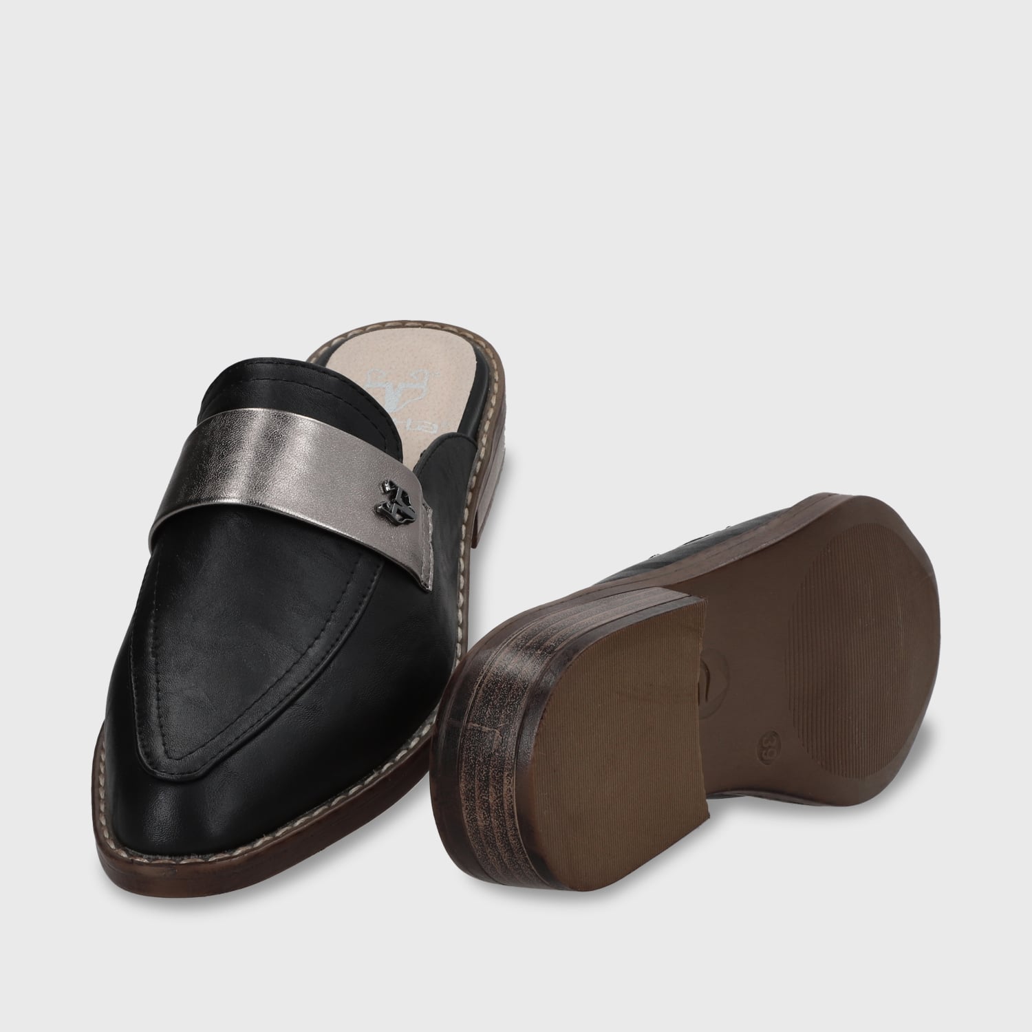 PUNTILLA PLANA NEGRA MUJER 17569 GOTTA - 7