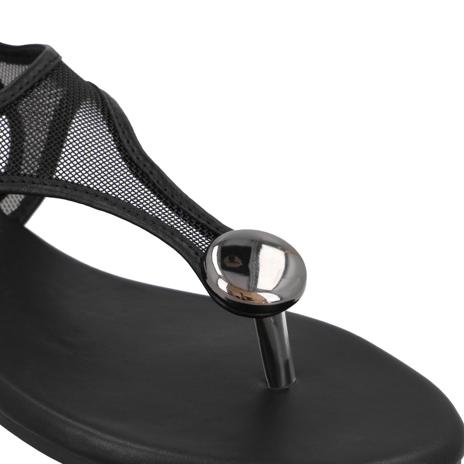 SANDALIA NEGRA MUJER 64122 - 6