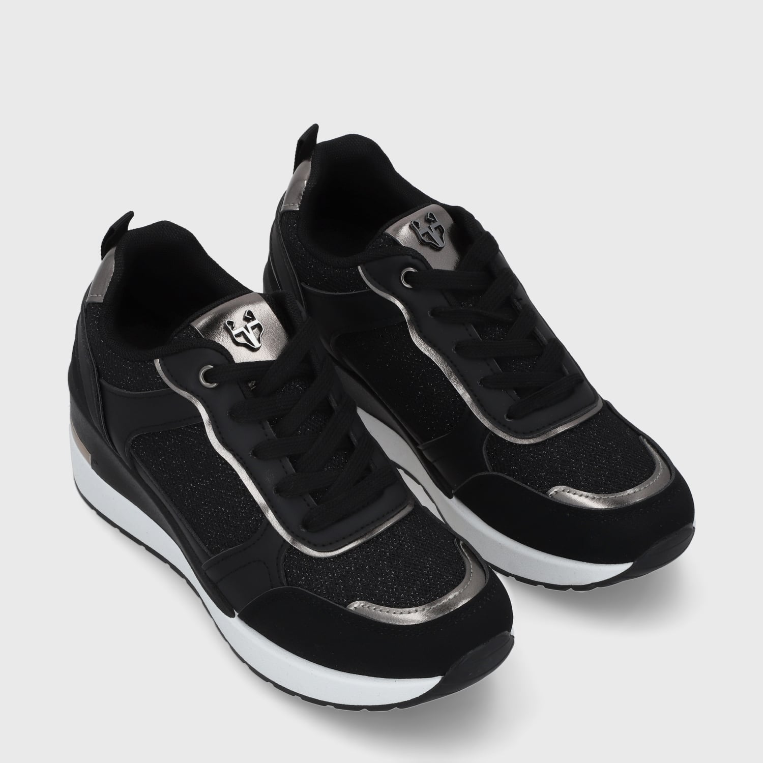 ZAPATILLA PLATAFORMA NEGRA  MUJER 58060 GOTTA - 3
