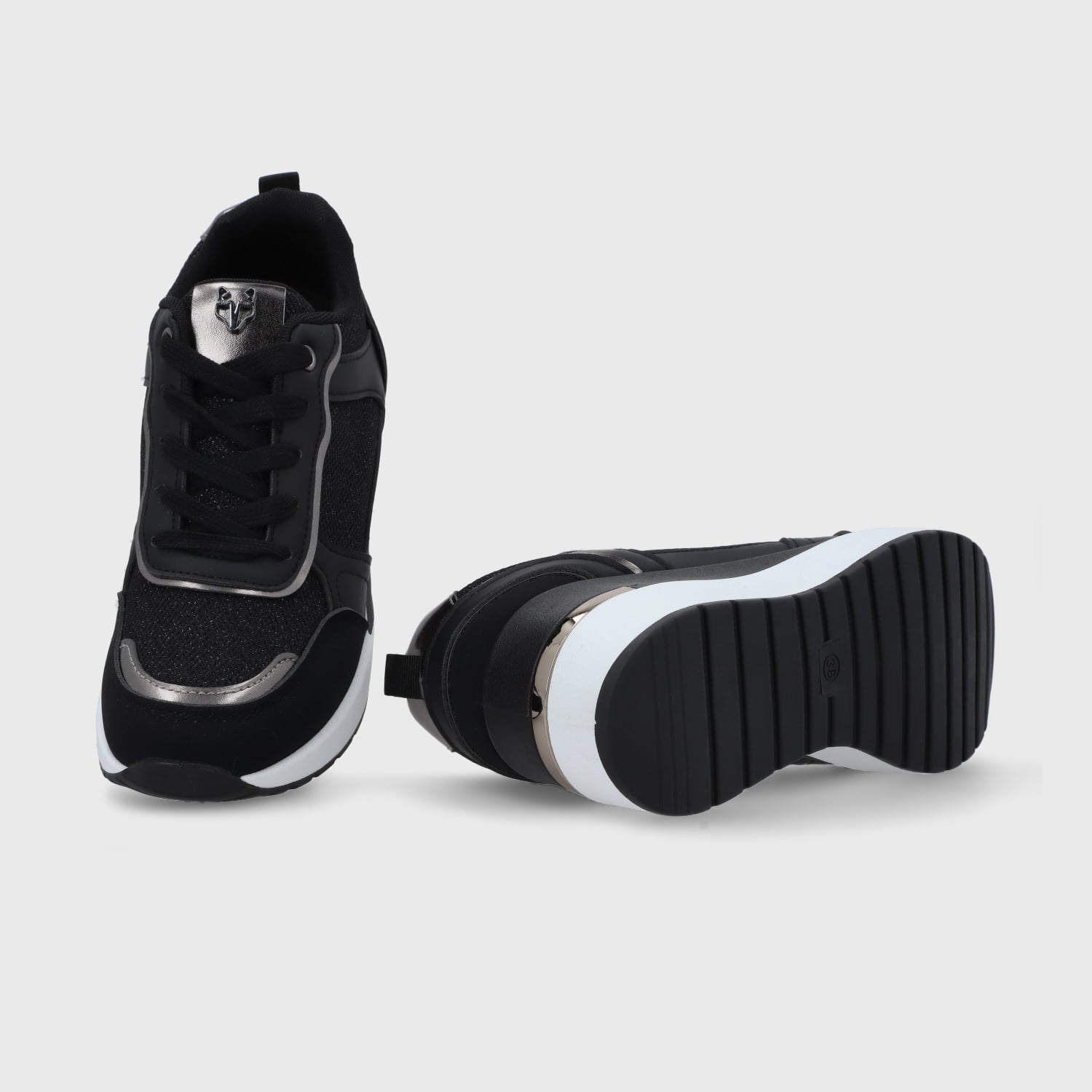 ZAPATILLA PLATAFORMA NEGRA  MUJER 58060 GOTTA - 7