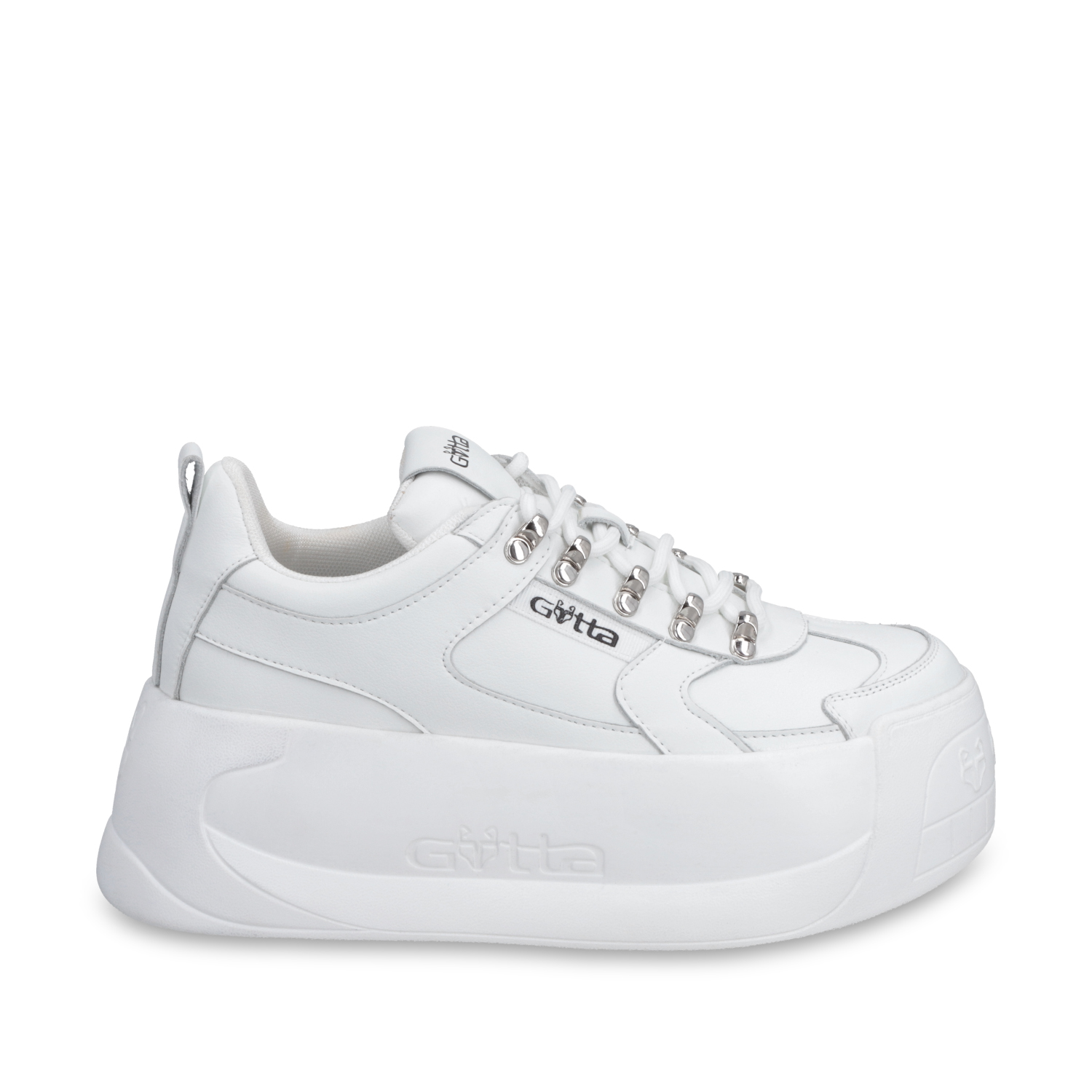ZAPATILLA PLATAFORMA BLANCA C732B - 1