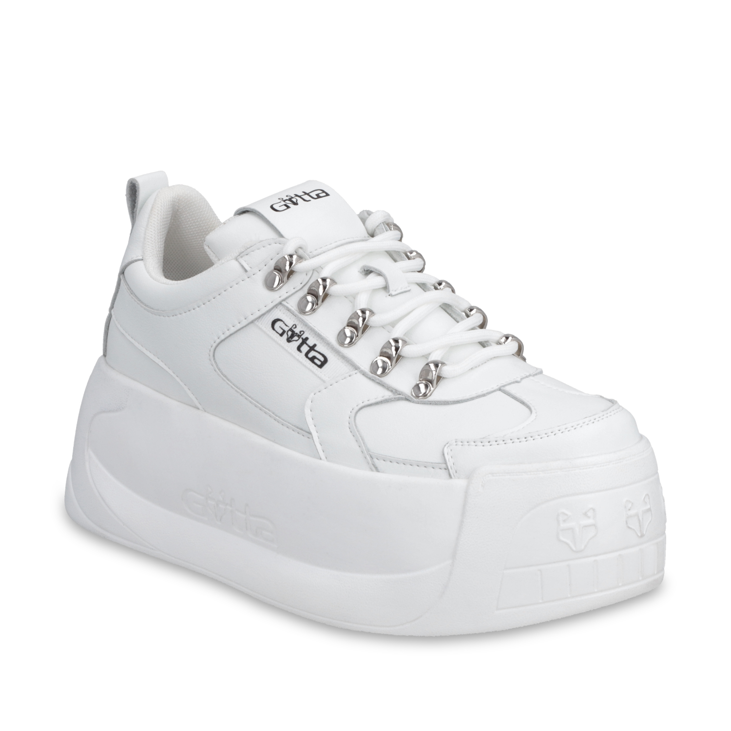 ZAPATILLA PLATAFORMA BLANCA C732B - 2