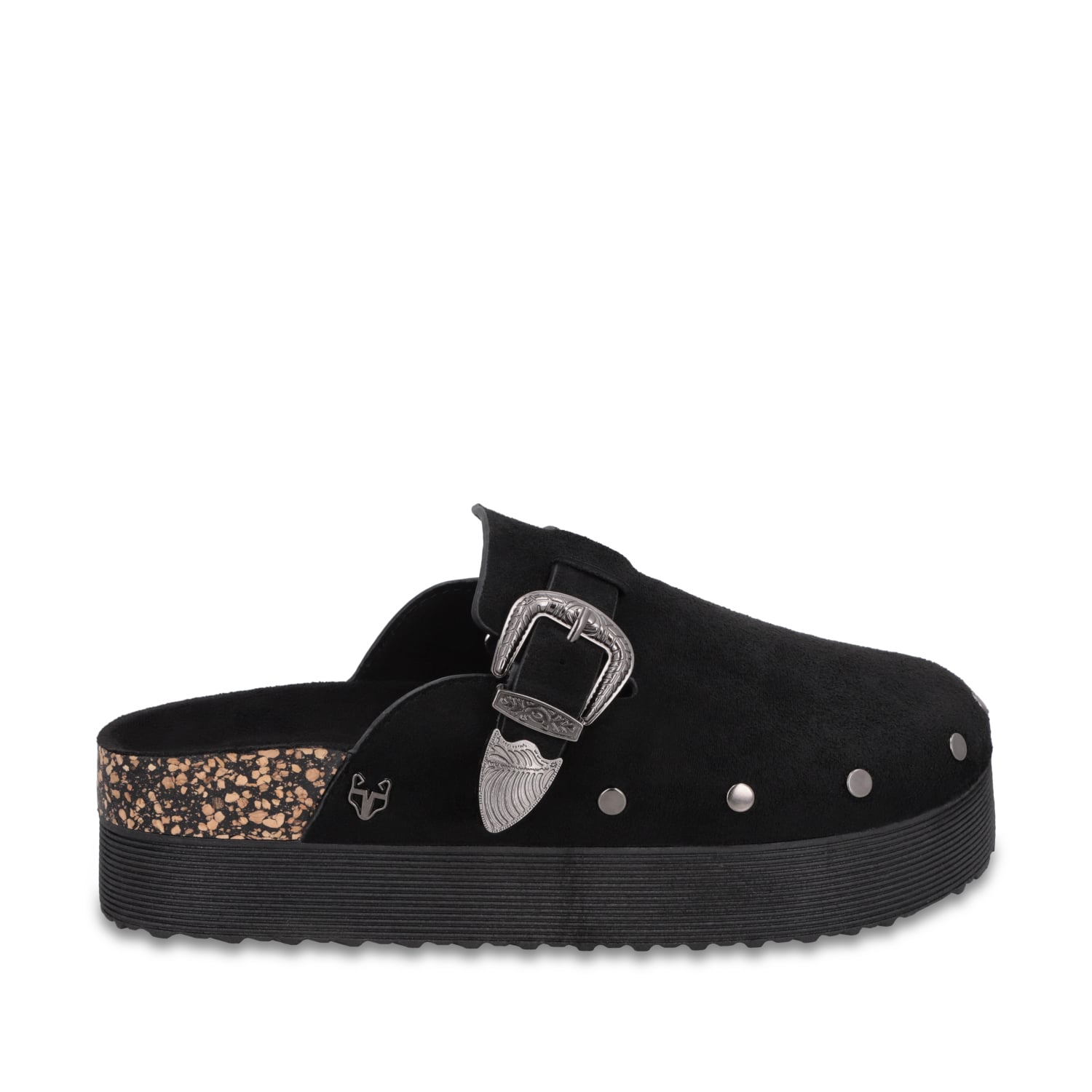 ZUECO PLATAFORMA NEGRO MUJER 65950 - 1
