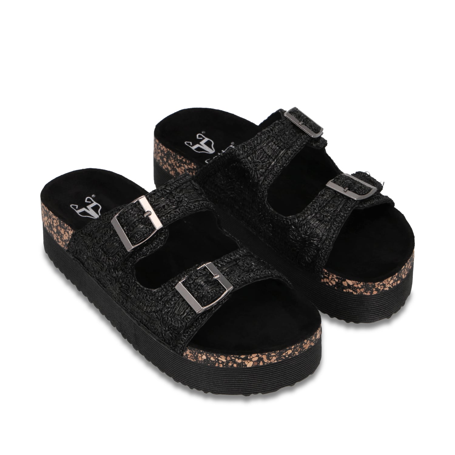 SANDALIA PLATAFORMA NEGRO MUJER 65951 - 6