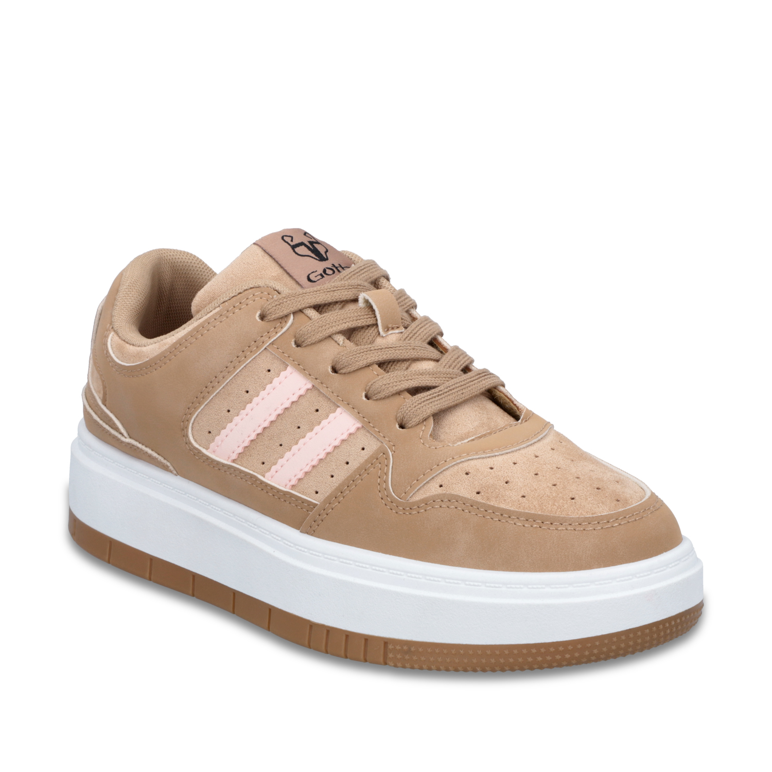 ZAPATILLAS PLATAFORMA BEIGE MUJER 58030 - 2