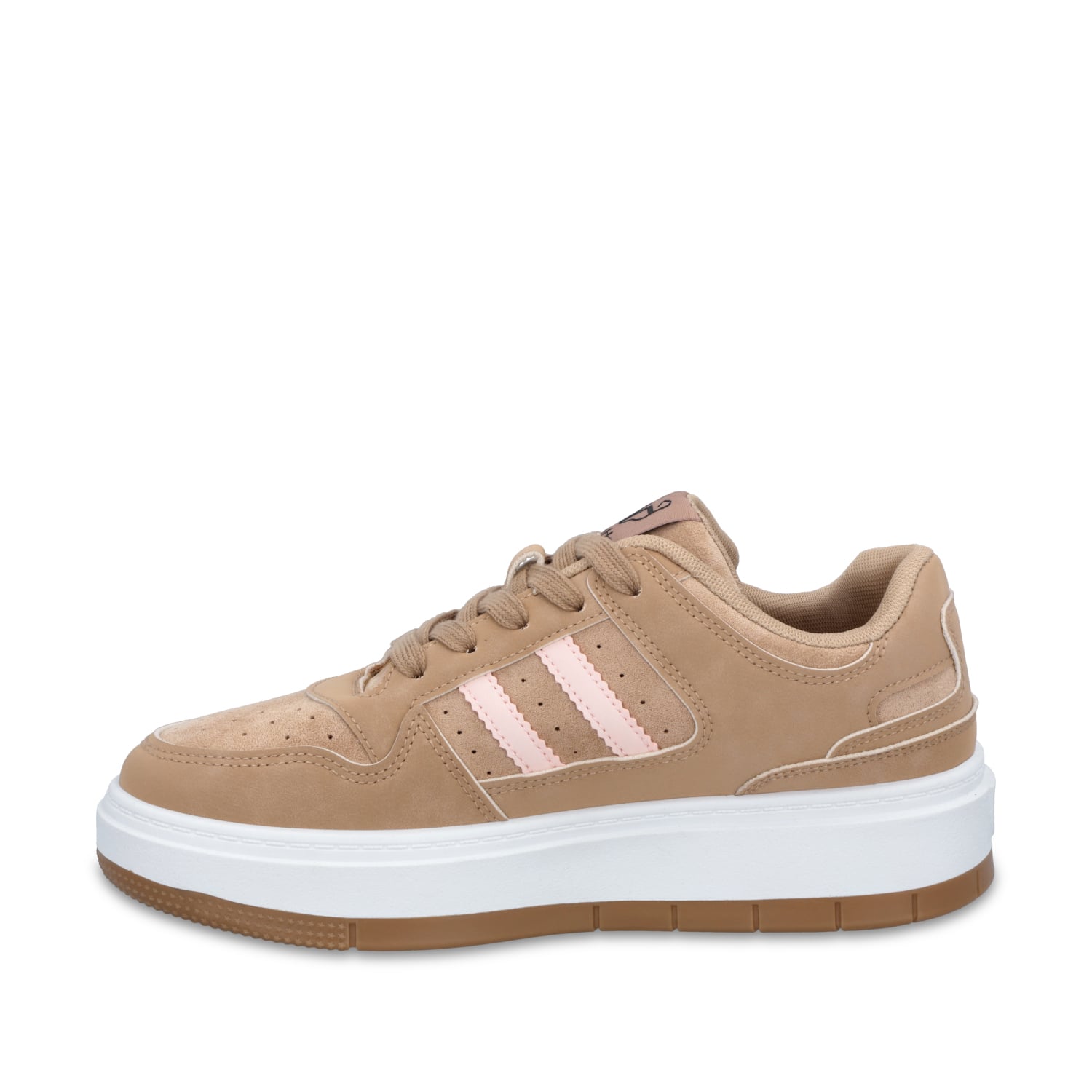 ZAPATILLAS PLATAFORMA BEIGE MUJER 58030 - 4