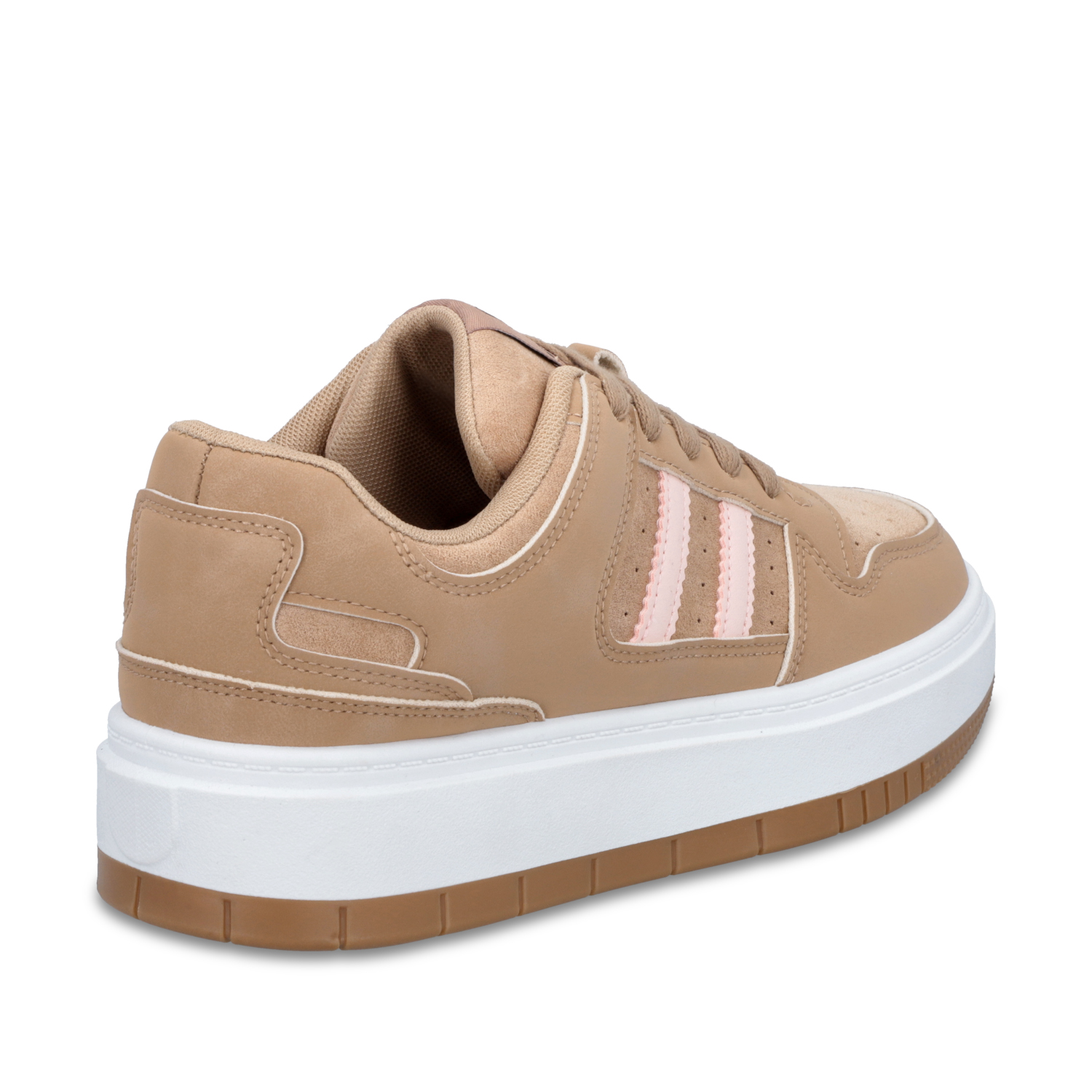 ZAPATILLAS PLATAFORMA BEIGE MUJER 58030 - 5