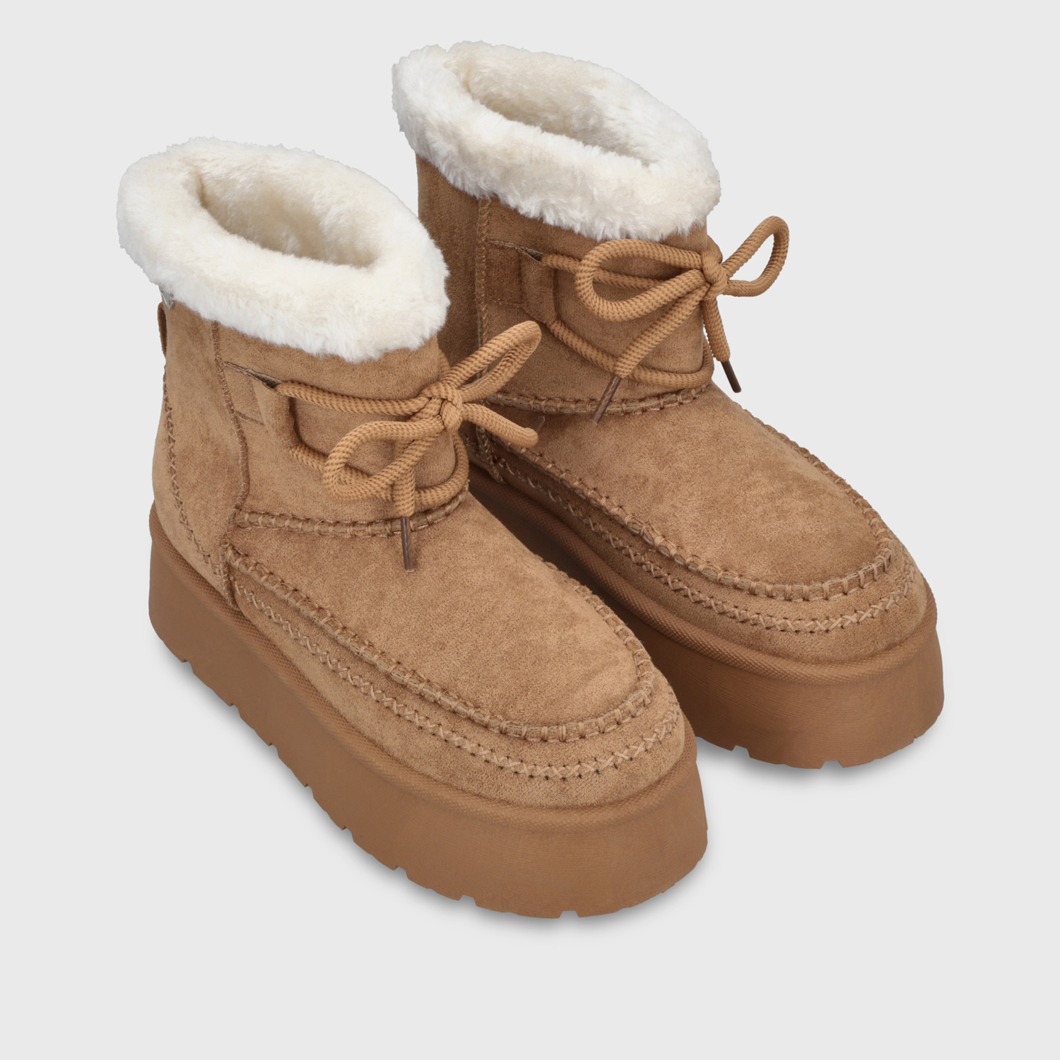BOTIN PLATAFORMA CAMEL MUJER 48115 GOTTA - 3