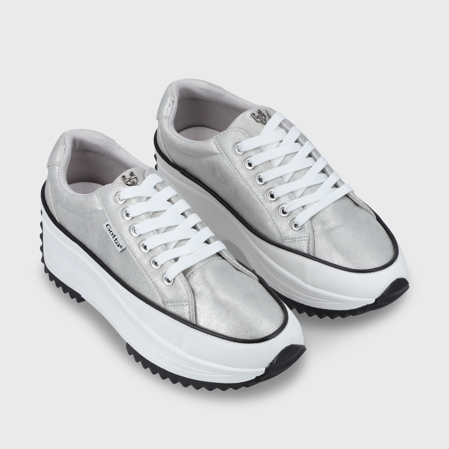ZAPATILLA PLATEADA MUJER 25970 GOTTA - 4