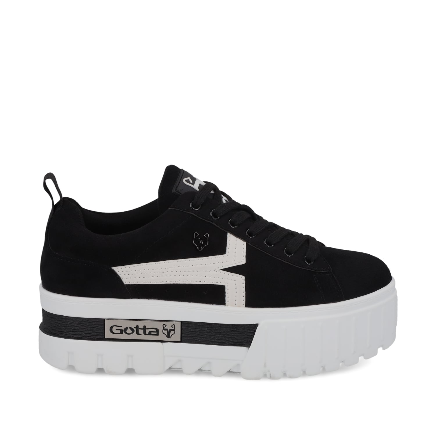 ZAPATILLA PLATAFORMA NEGRA MUJER 23243 GOTTA - 1