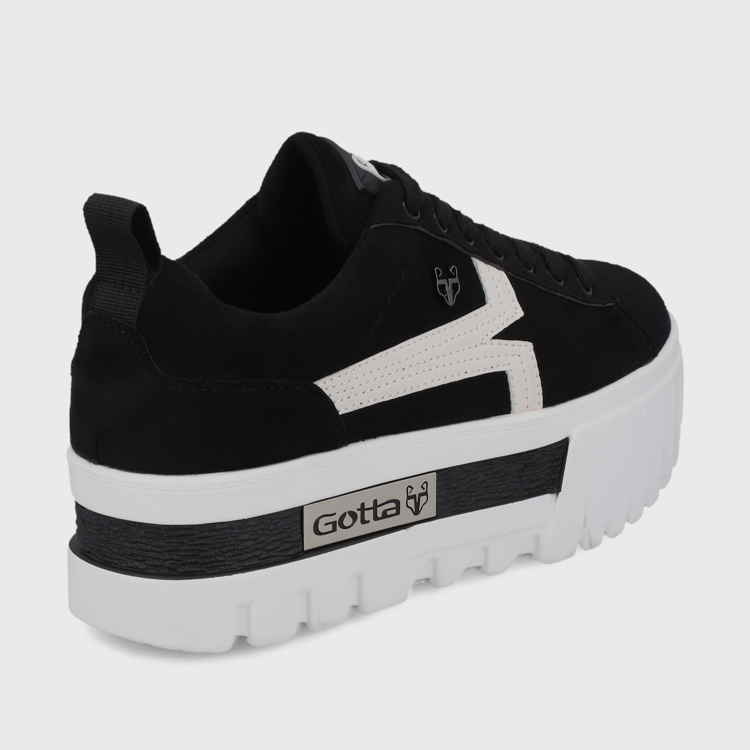 ZAPATILLA PLATAFORMA NEGRA MUJER 23243 GOTTA - 5
