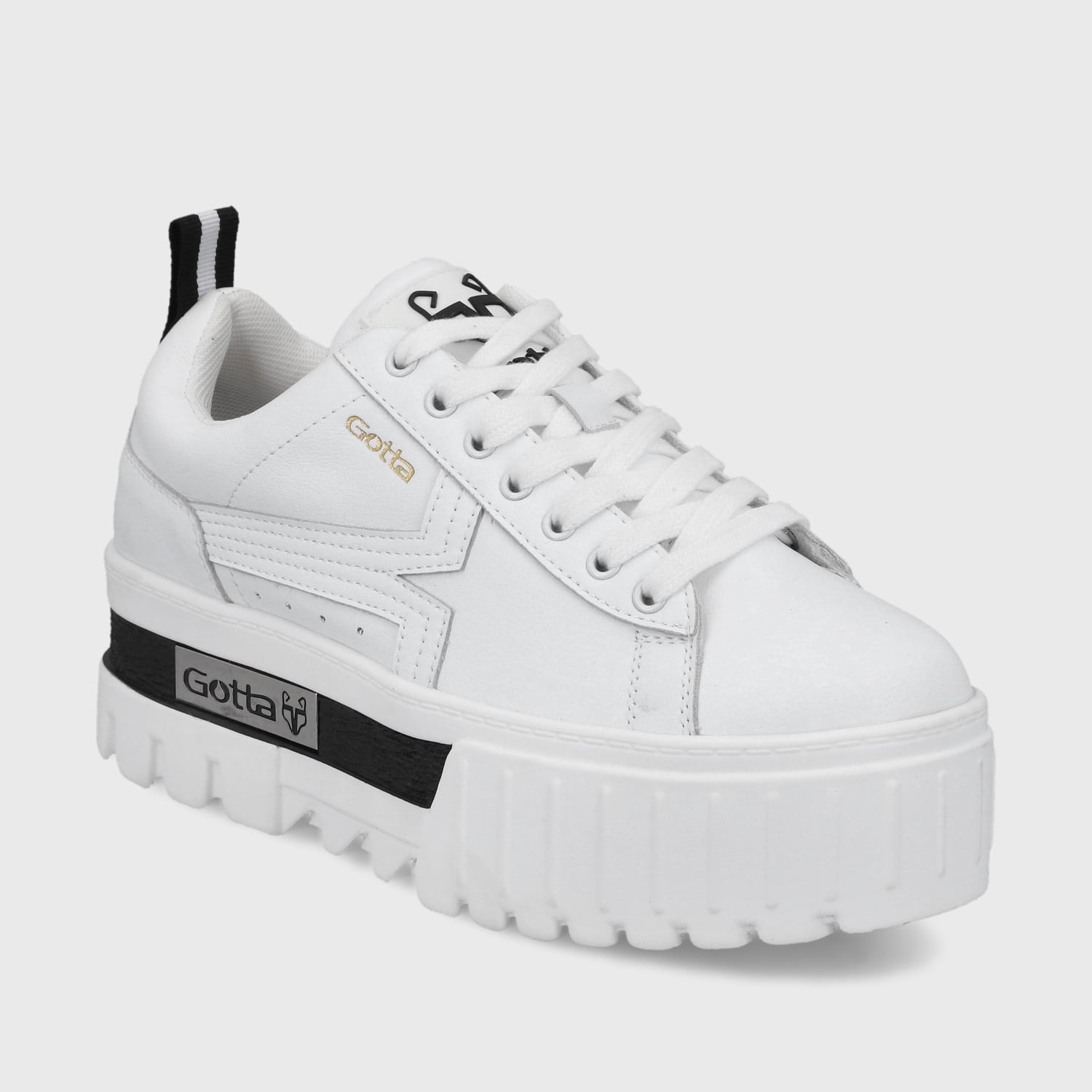 ZAPATILLA PLATAFORMA BLANCA MUJER 23243 GOTTA - 2