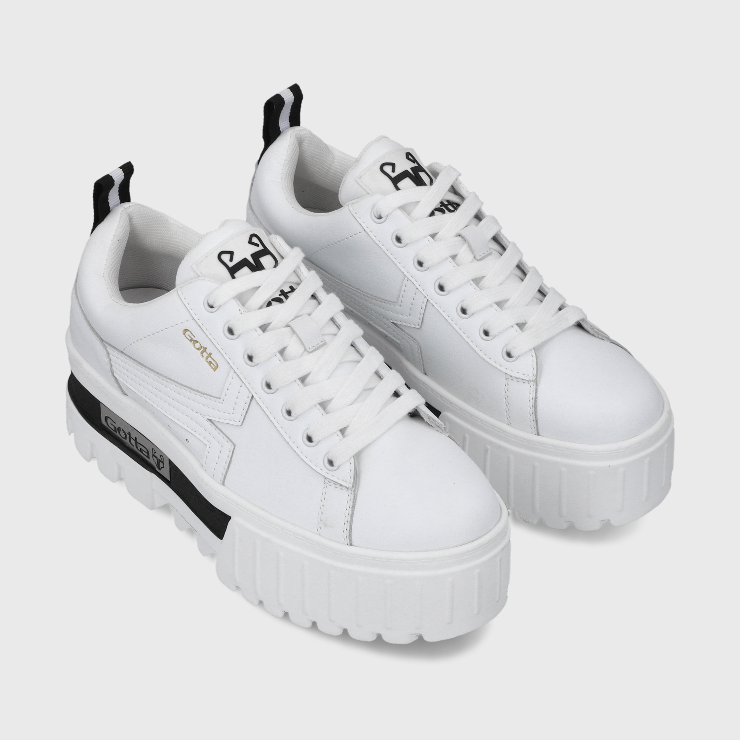 ZAPATILLA PLATAFORMA BLANCA MUJER 23243 GOTTA - 3