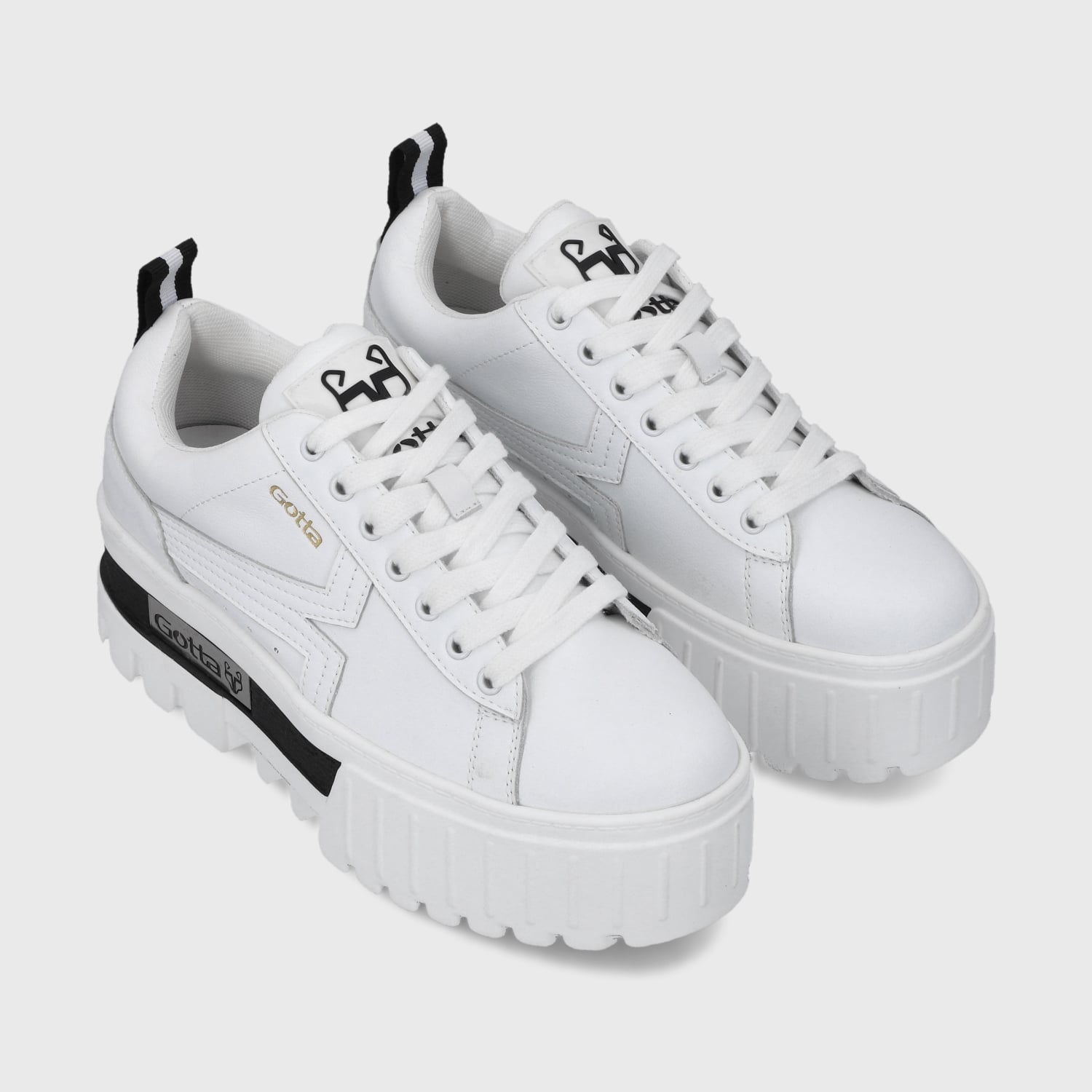ZAPATILLA PLATAFORMA BLANCA MUJER 23243 GOTTA - 3