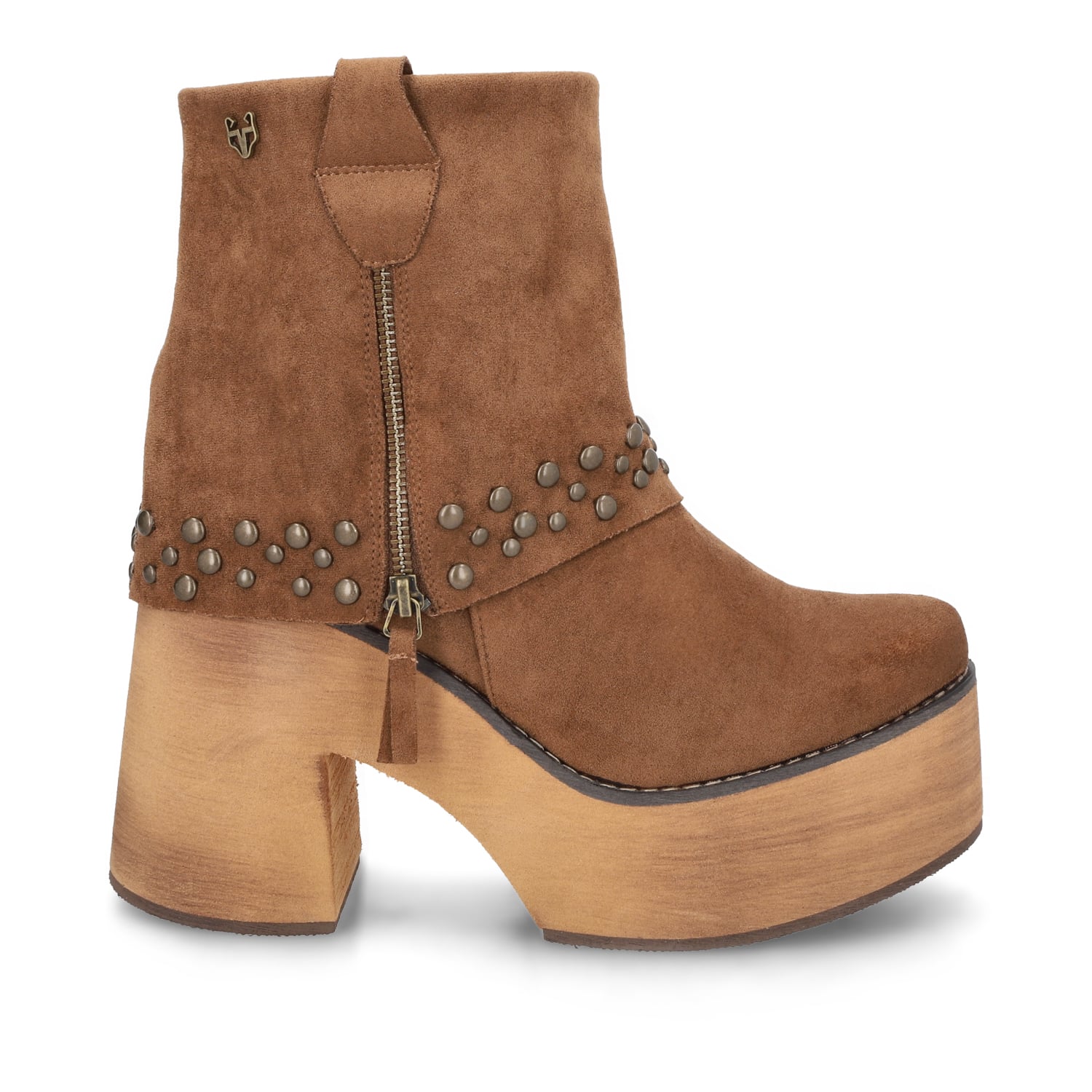BOTIN PLATAFORMA CAMEL MUJER 15045 GOTTA - 1