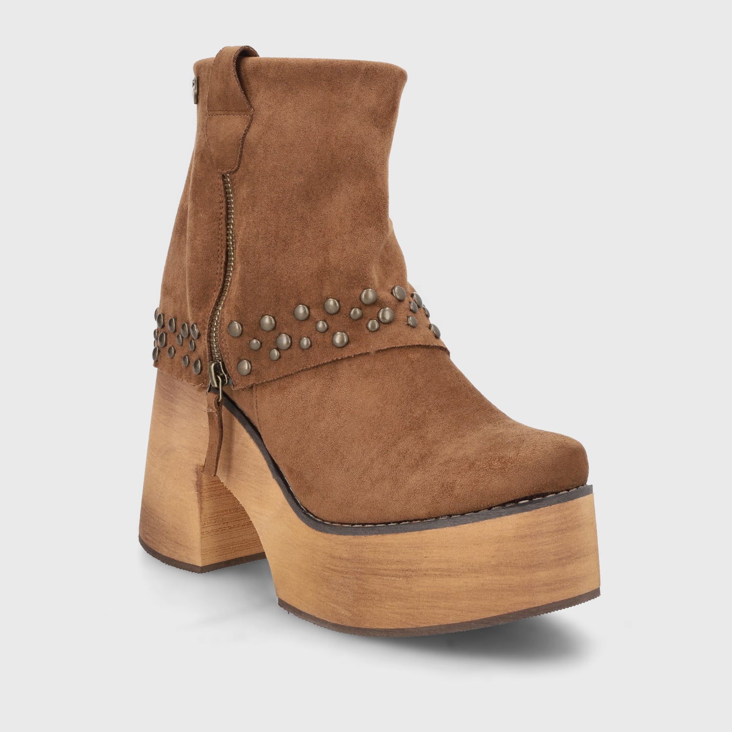 BOTIN PLATAFORMA CAMEL MUJER 15045 GOTTA - 2