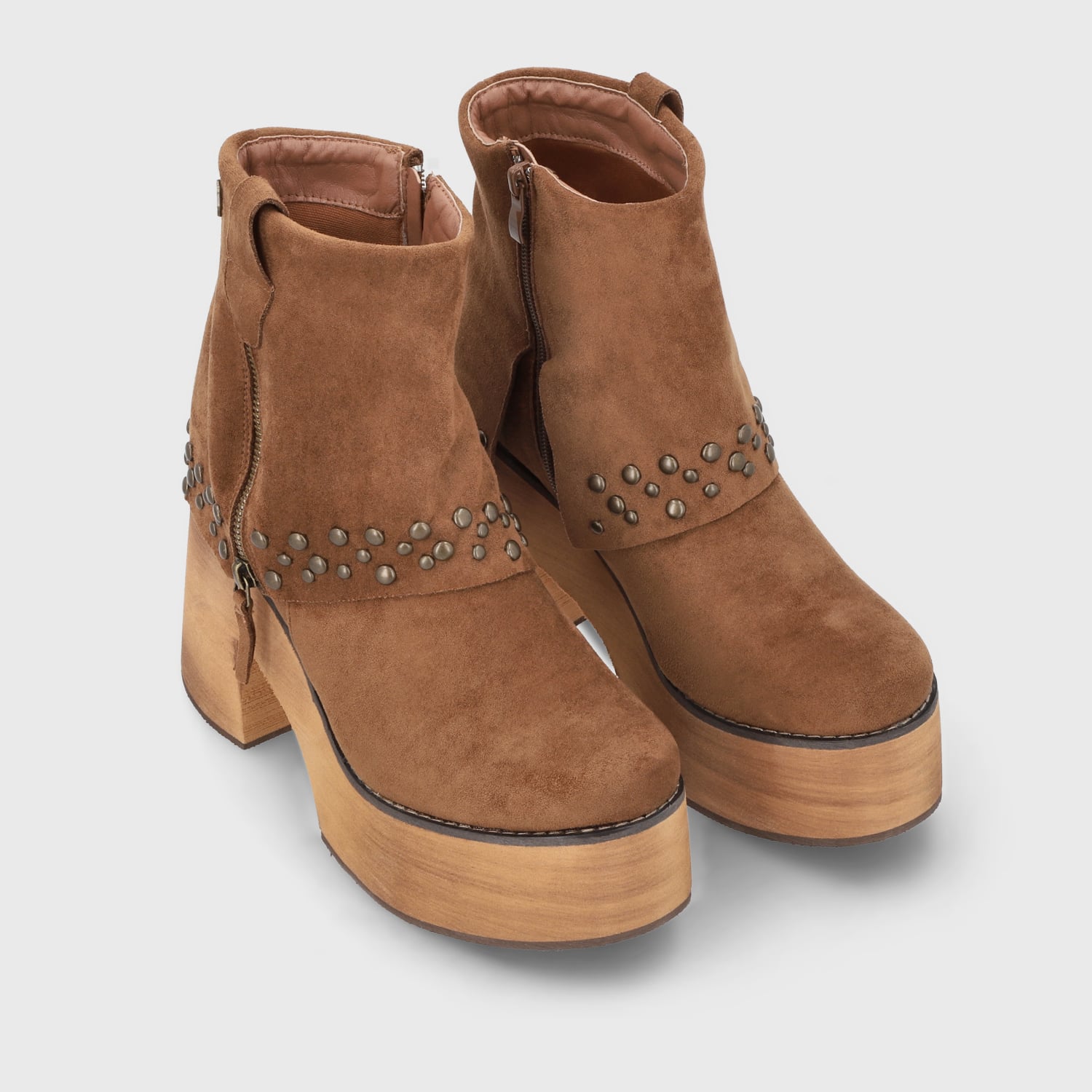BOTIN PLATAFORMA CAMEL MUJER 15045 GOTTA - 3