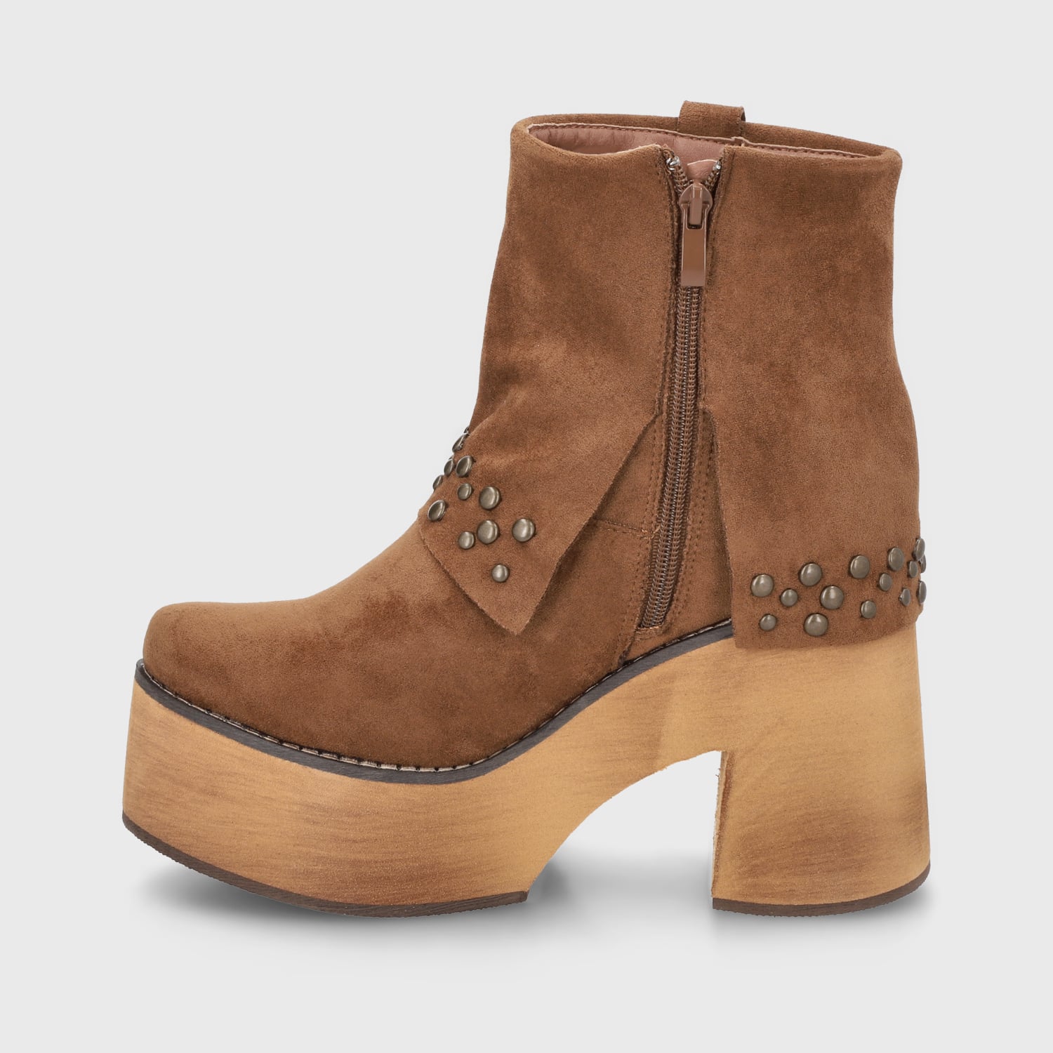 BOTIN PLATAFORMA CAMEL MUJER 15045 GOTTA - 4