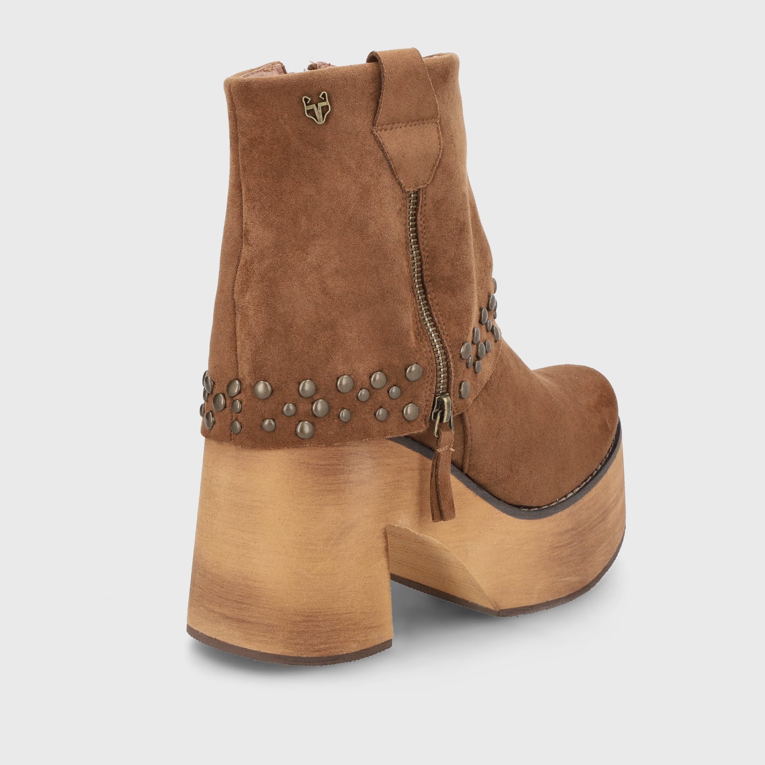 BOTIN PLATAFORMA CAMEL MUJER 15045 GOTTA - 5