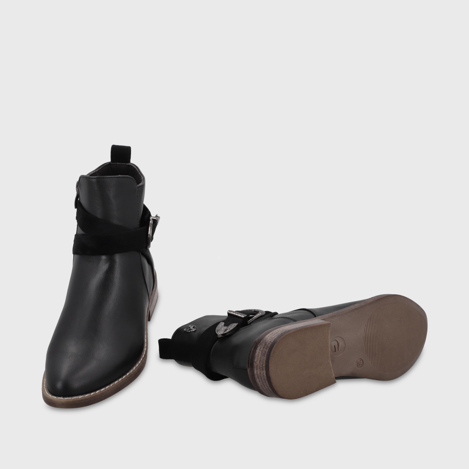 BOTIN NEGRO MUJER 17560 GOTTA - 7
