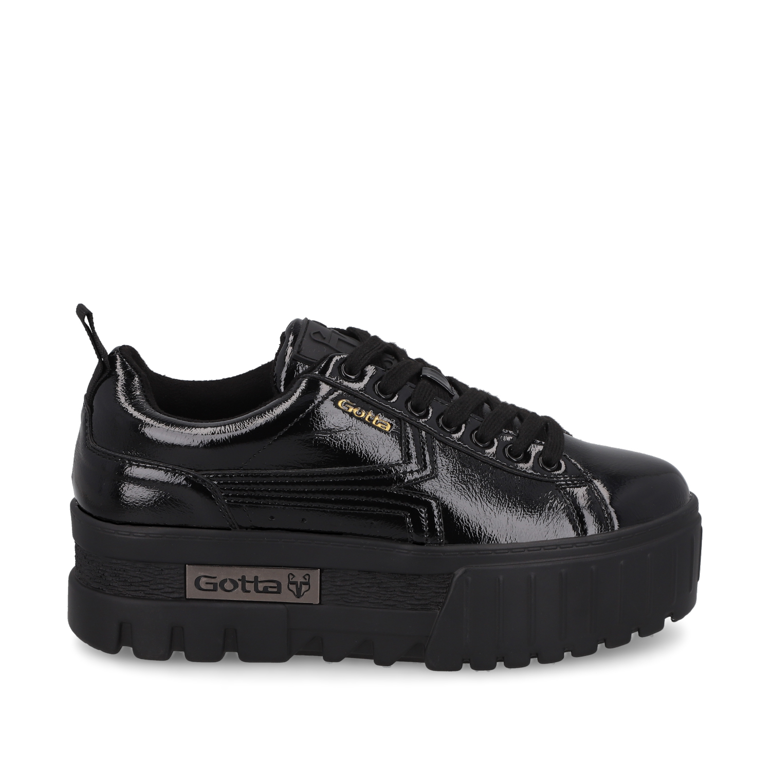 ZAPATILLA PLATAFORMA NEGRA MUJER 23243 GOTTA - 1