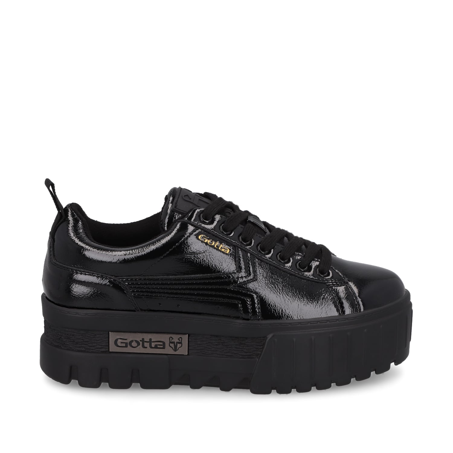 ZAPATILLA PLATAFORMA NEGRA MUJER 23243 GOTTA - 1