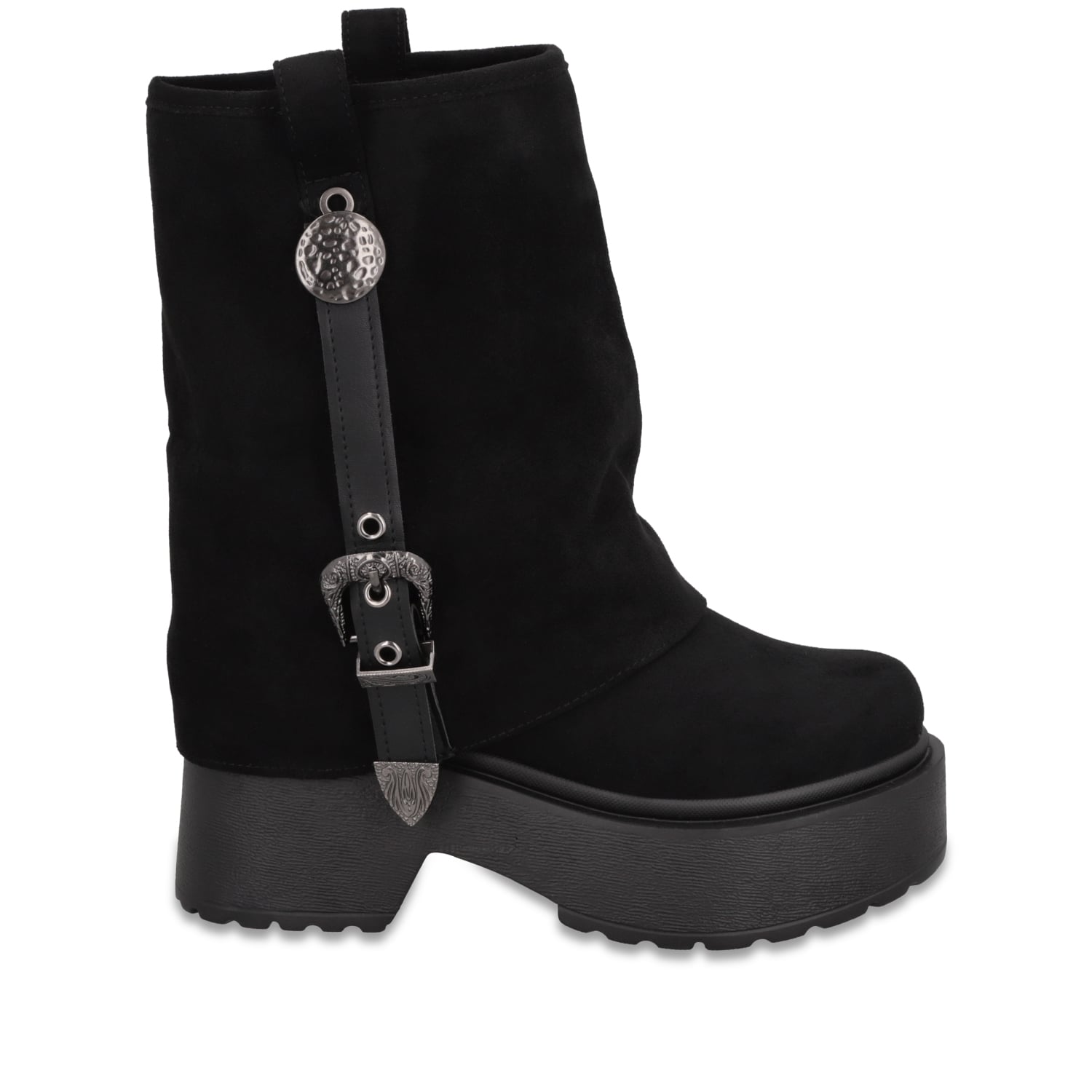BOTIN PLATAFORMA NEGRO MUJER 35807 GOTTA - 1