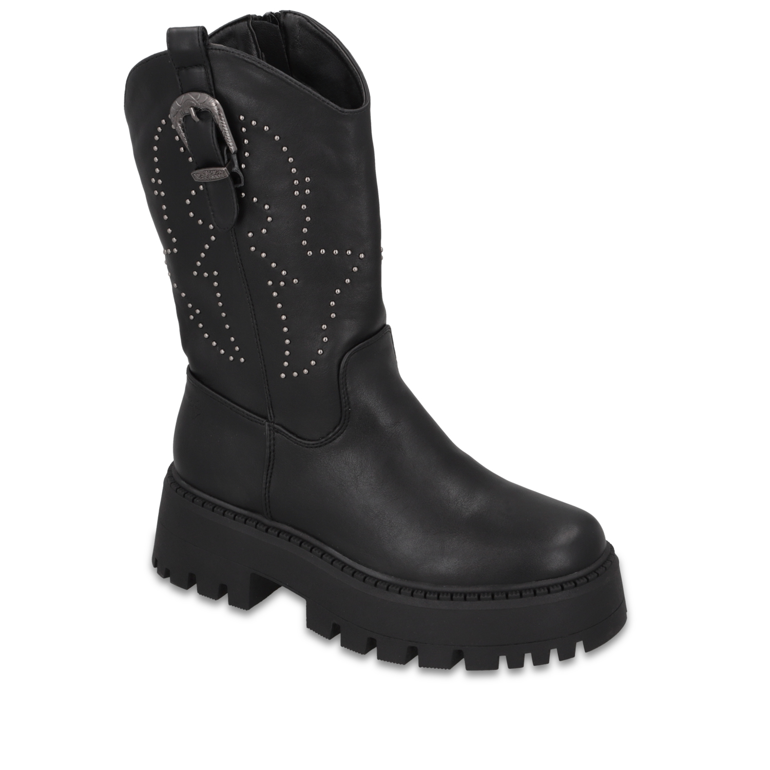 BOTA PLATAFORMA NEGRA MUJER 45807 GOTTA - 2