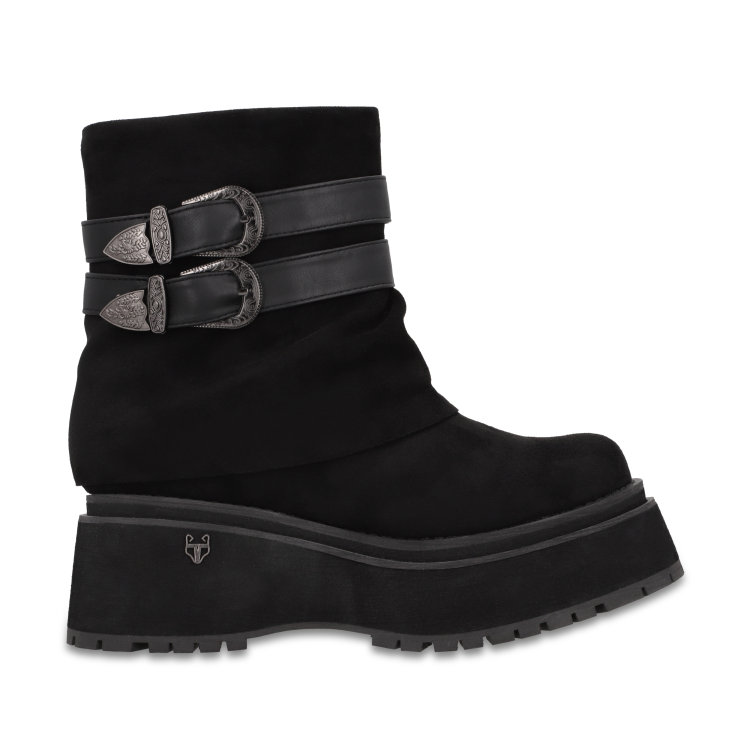 BOTIN PLATAFORMA NEGRO MUJER 1509F01 GOTTA - 1