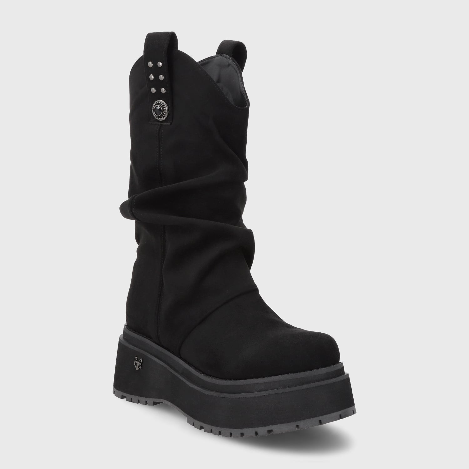 BOTA PLATAFORMA NEGRA MUJER 1509C GOTTA - 2