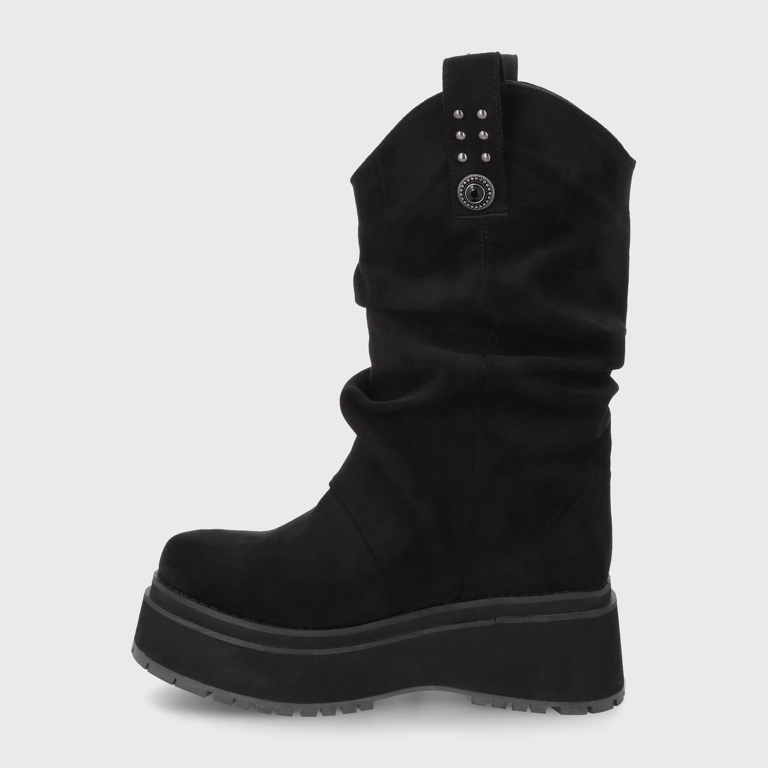 BOTA PLATAFORMA NEGRA MUJER 1509C GOTTA - 4