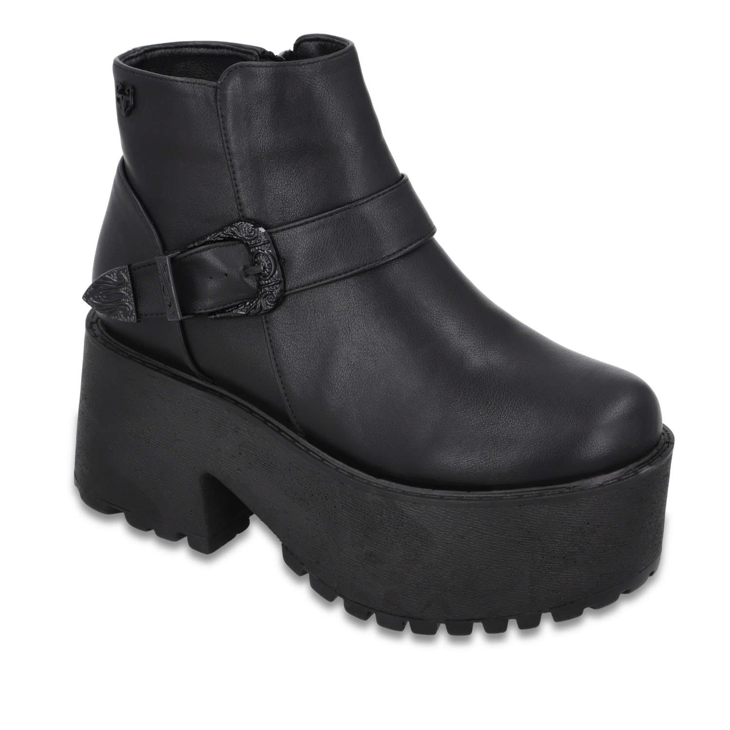 BOTIN PLATAFORMA NEGRO MUJER 1517B01 GOTTA - 2