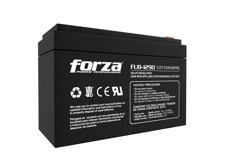 BATERÍA FORZA FUB-1290, 12V 9AH PARA UPS - 1