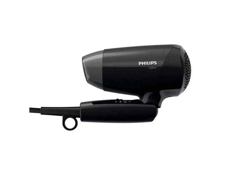 SECADOR DE CABELLO PHILIPS BHC010-10 1200W, 3 VELOCIDADES, CABLE 1.5 M, NEGRO - 2