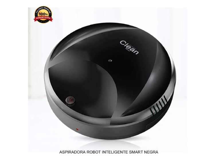 Ripley - ASPIRADORA ROBOT INTELIGENTE SMART NEGRO