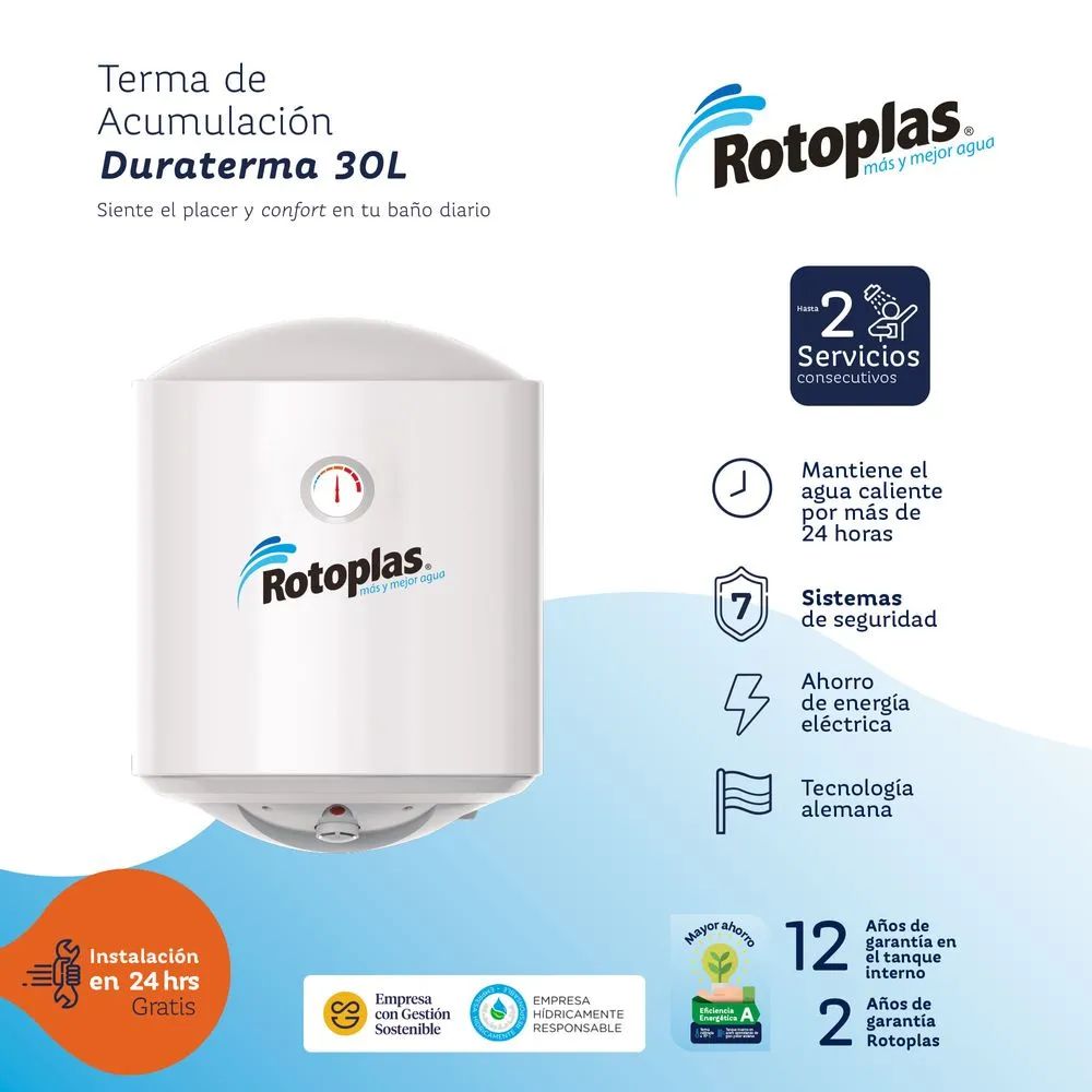 TERMA DE ACUMULACION DURATERMA 30L - 2