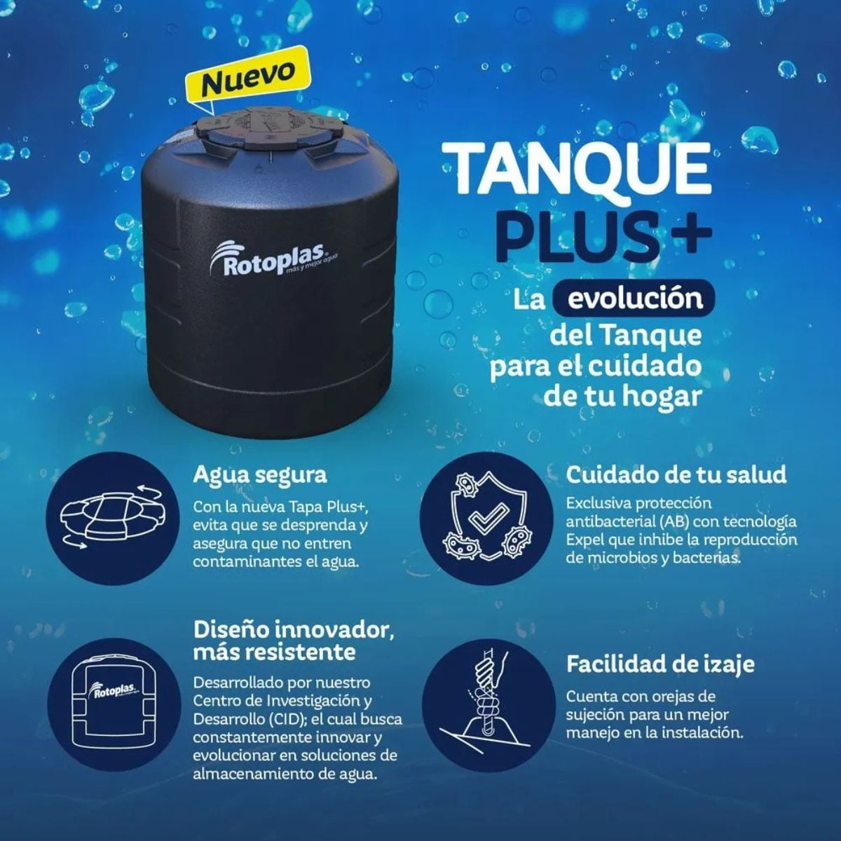 TANQUE PLUS+ 1100L SMA ROTOPLAS - 7