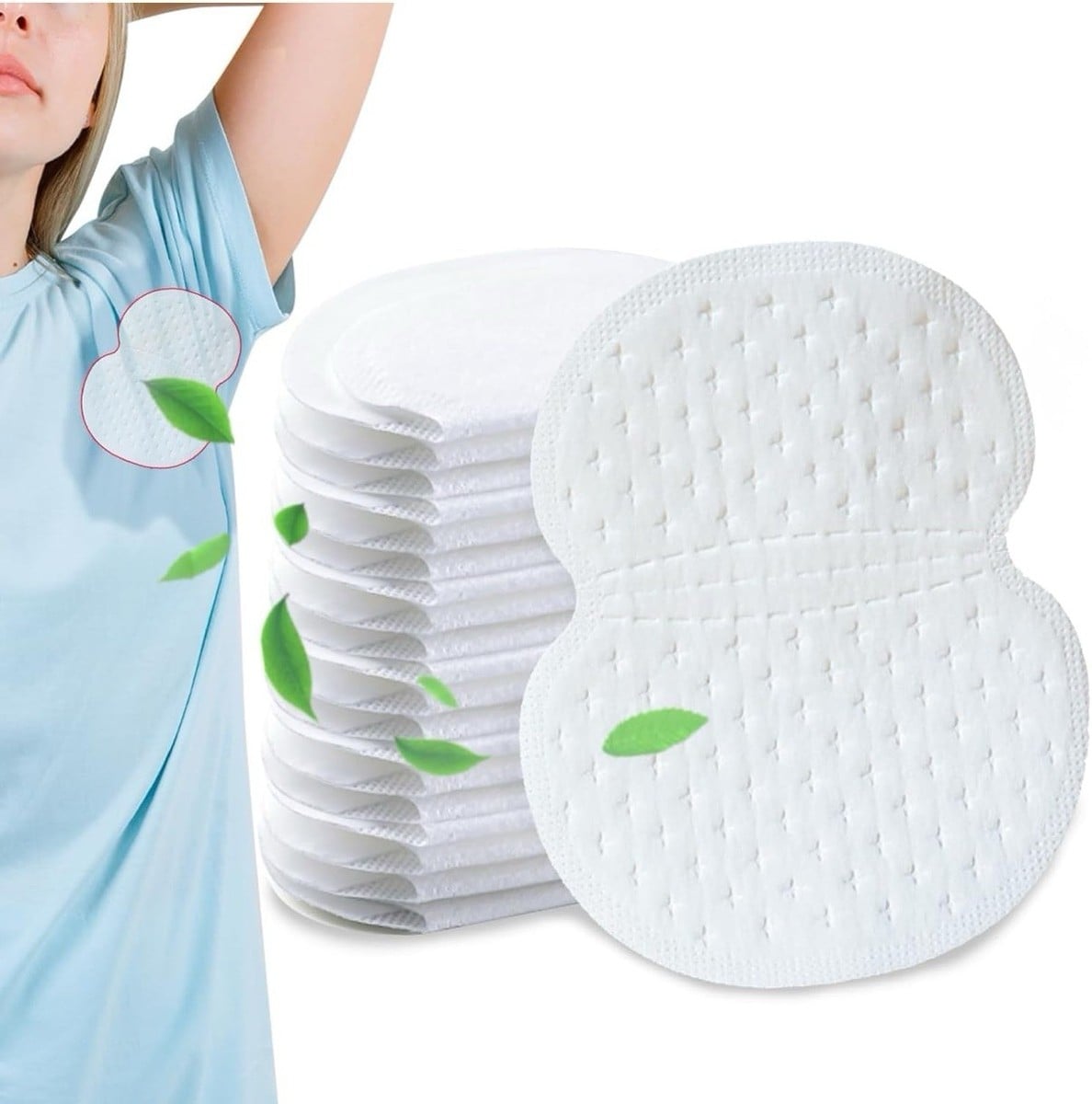 PACK X10 PARCHES ANTITRANSPIRANTES DESECHABLES ANTI MANCHAS - 1