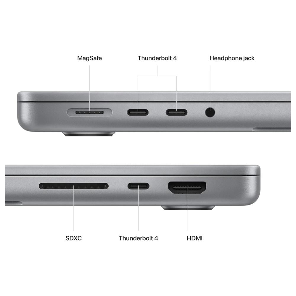 MACBOOK APPLE SÍ 16GB 16" SSD PRO M2 PRO 14 16 GB RAM 512GB PLATA REACONDICIONADO - 3