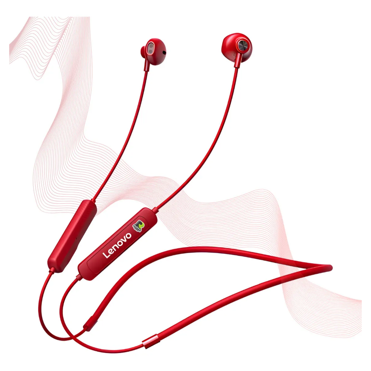 LENOVO AUDIFONOS SH1 ROJO REACONDICIONADO - 3