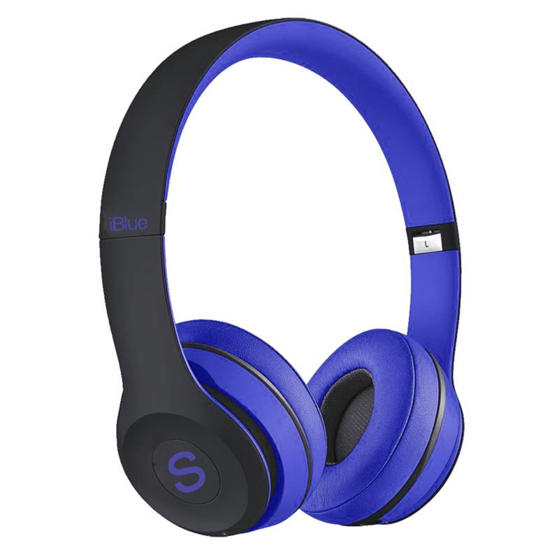AUDÍFONO I BLUE SCREAM S019 BLUETOOTH CON MICROFONO AZUL - 1